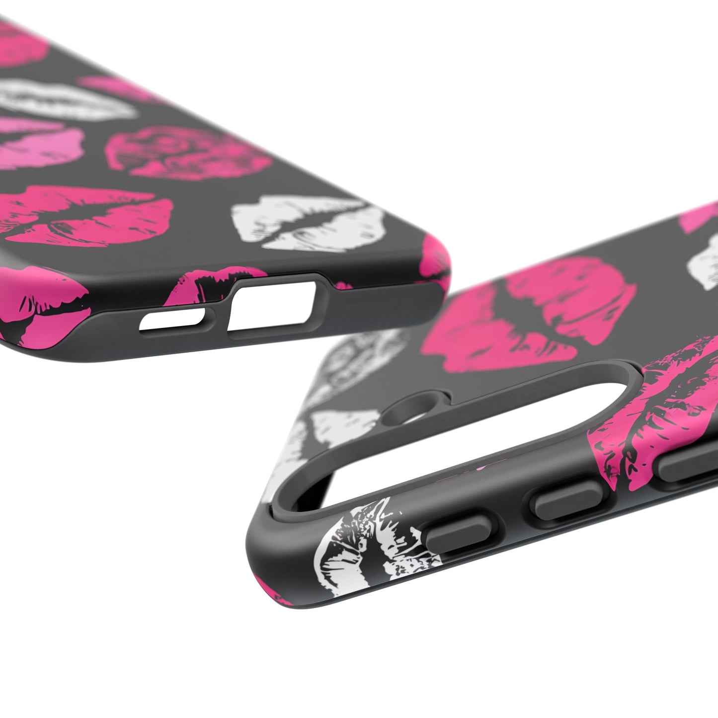 Lips Print iPhone Case - Stylish Tough Phone Cover