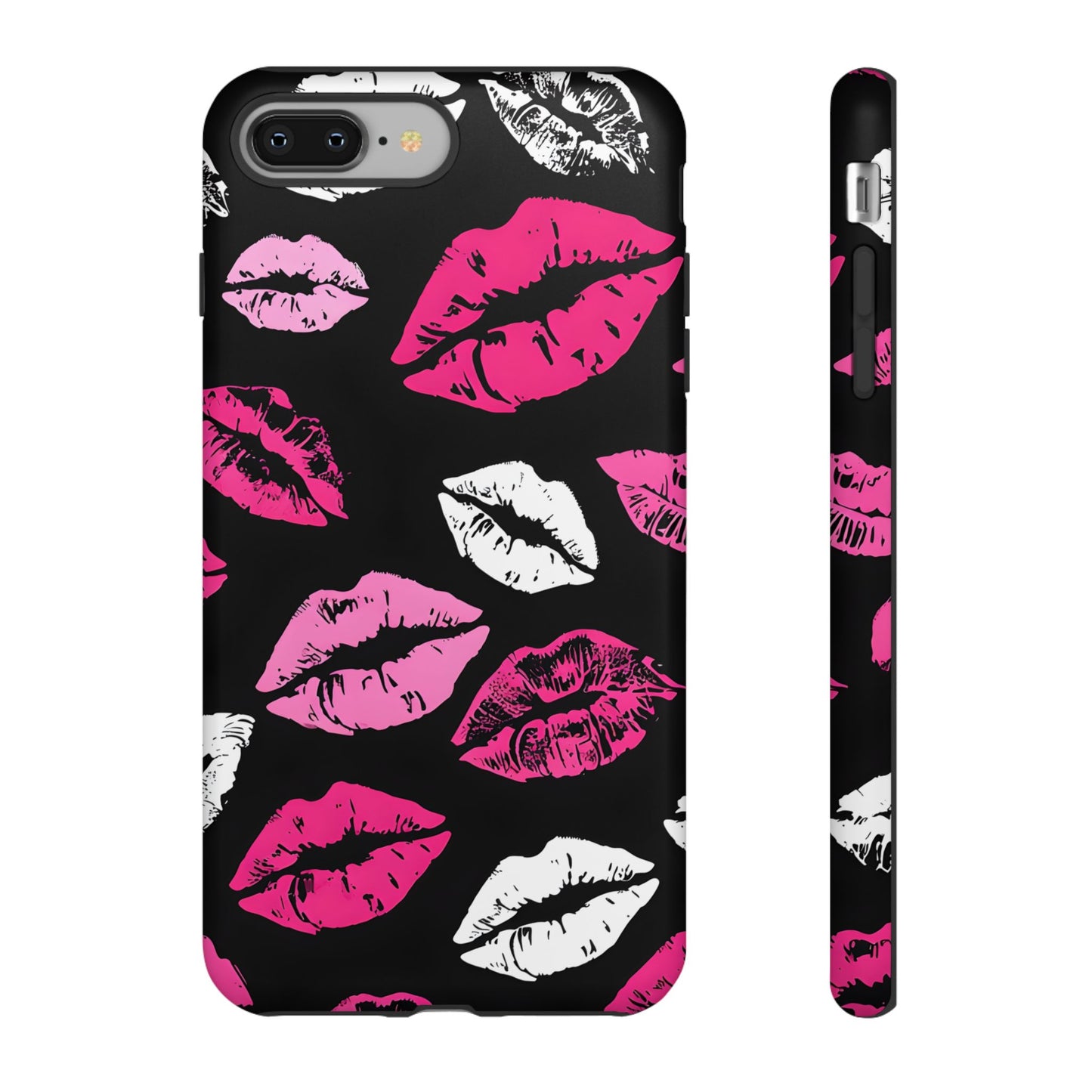 Lips Print iPhone Case - Stylish Tough Phone Cover