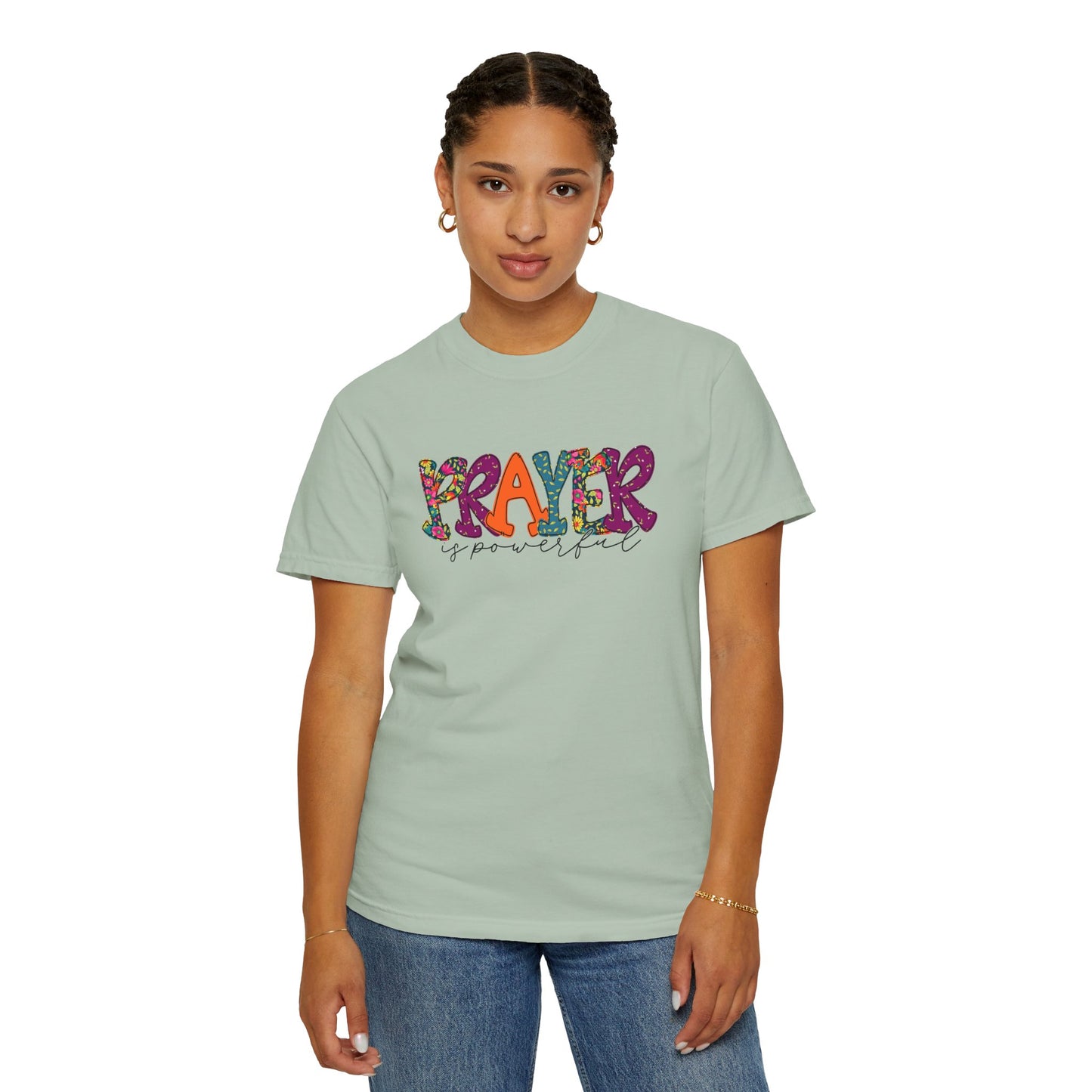 Colorful "Prayer is Powerful" Unisex T-Shirt
