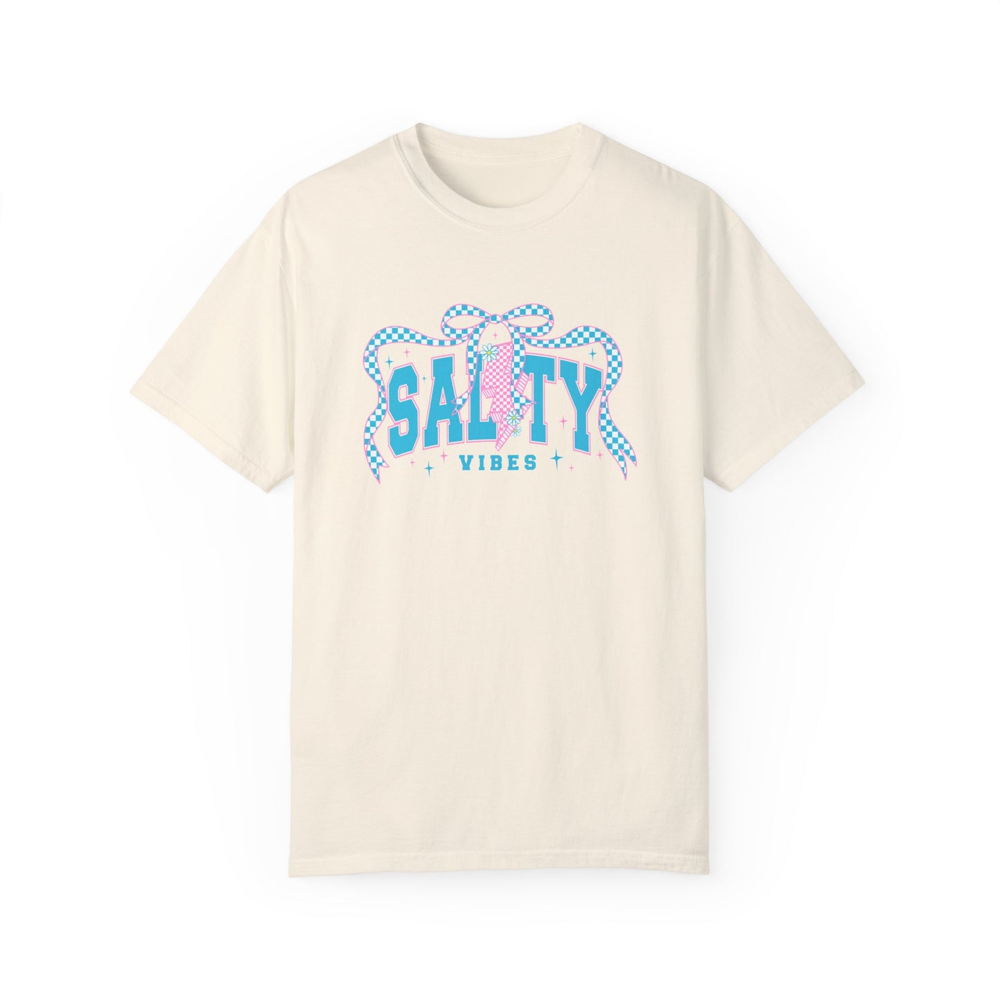 Salty Vibes Unisex Garment-Dyed T-Shirt
