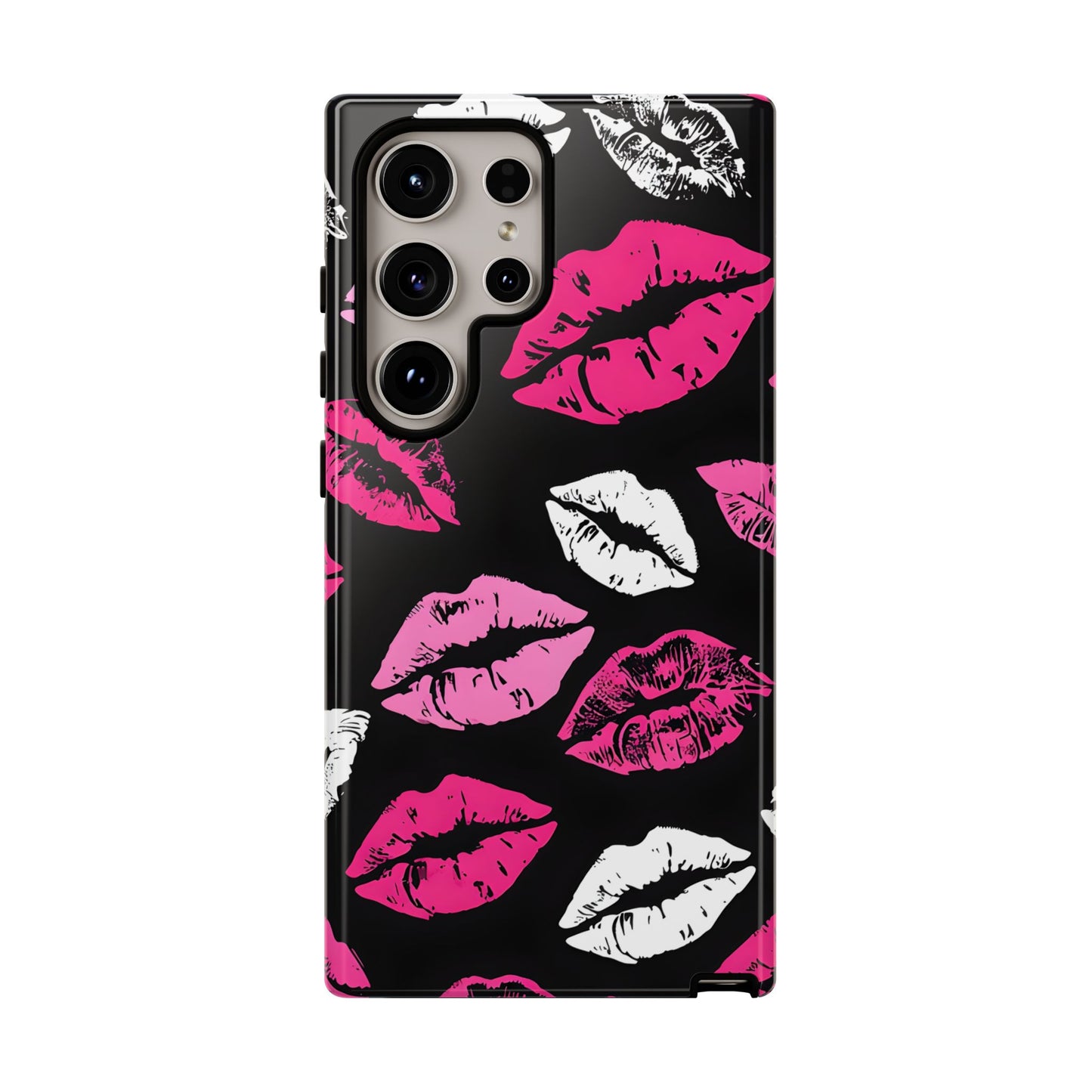 Lips Print iPhone Case - Stylish Tough Phone Cover