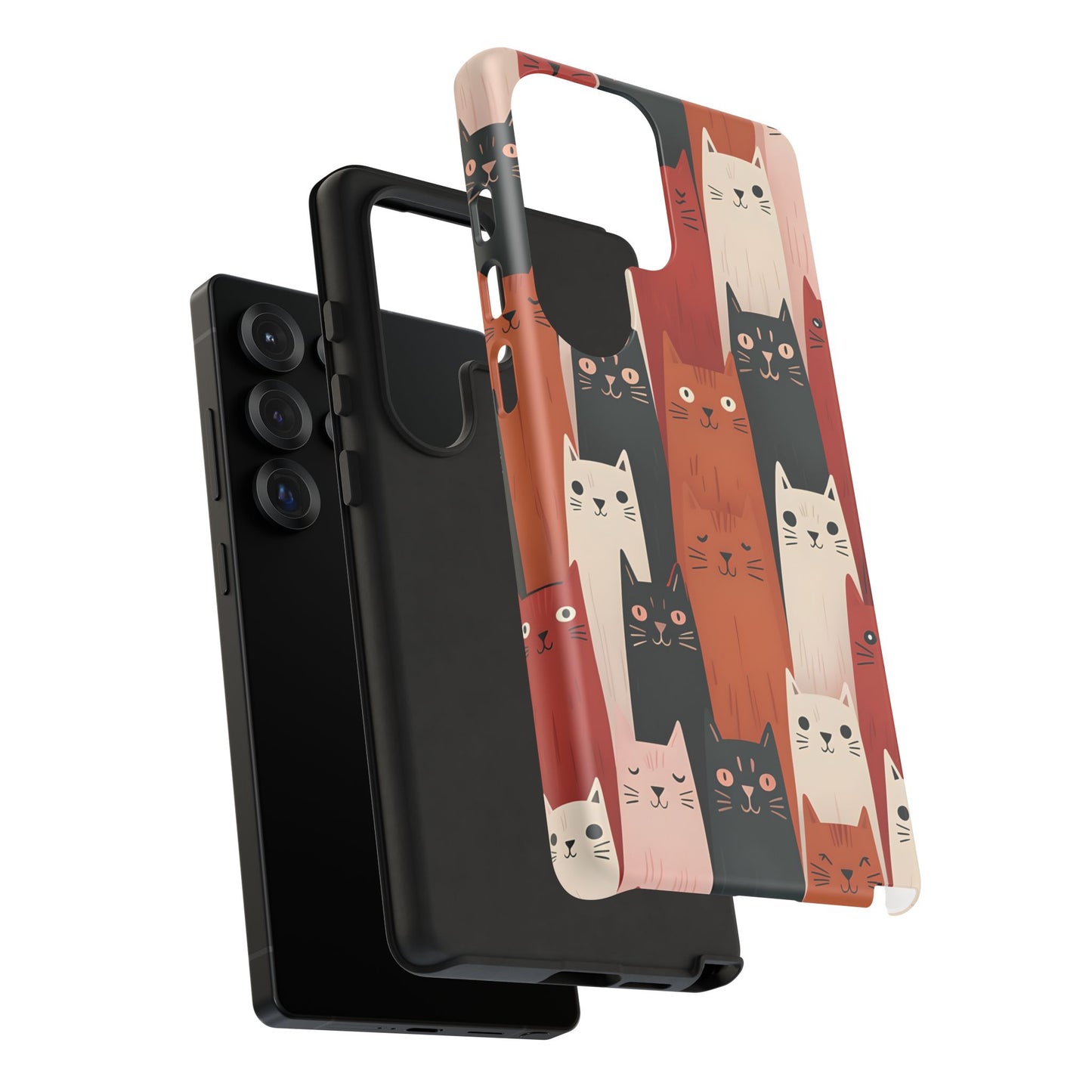 Playful Cat Phone Case - Tough & Stylish Purrfect for Cat Lovers