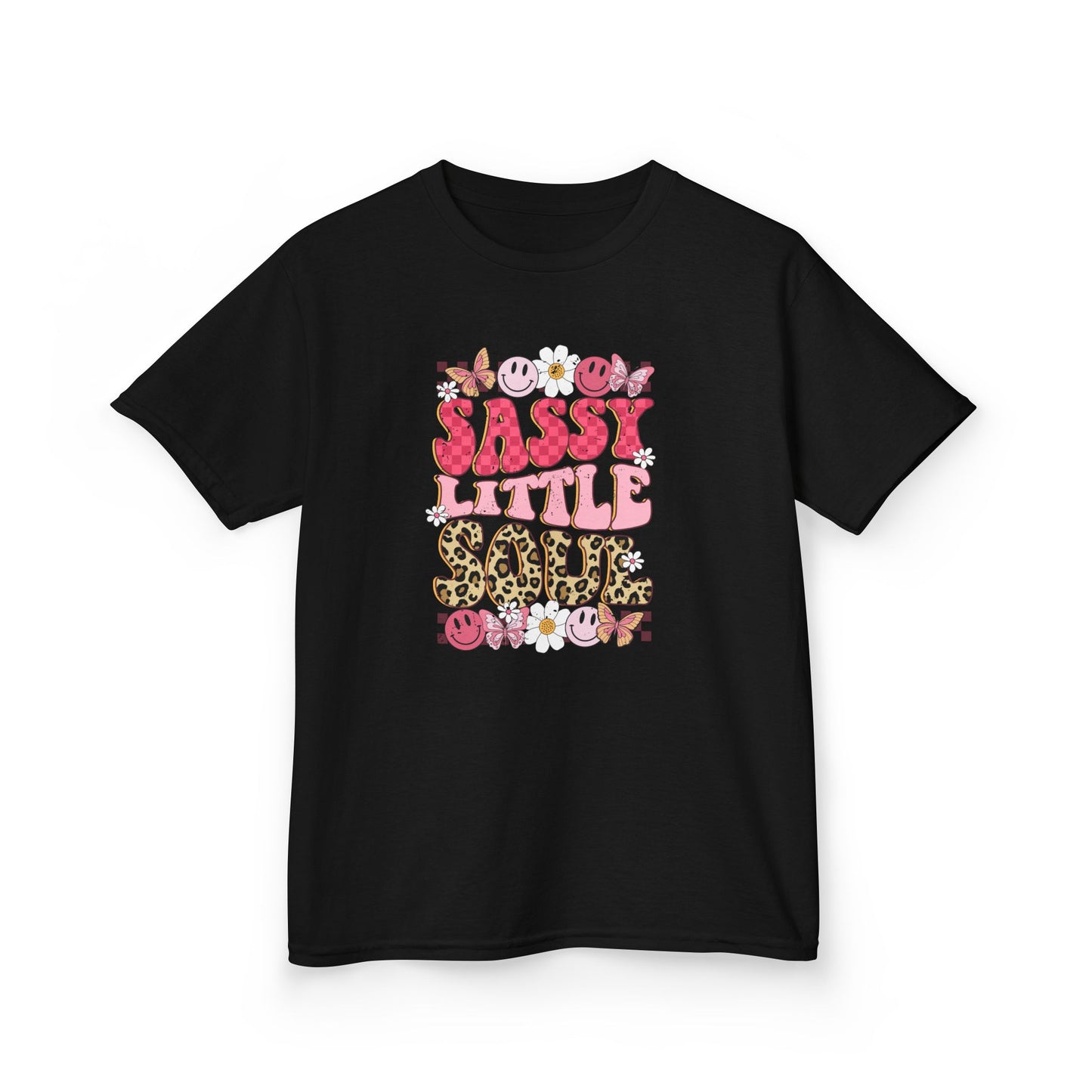 Sassy Little Soul Kids Tee - Fun & Trendy Heavy Cotton Shirt for Children