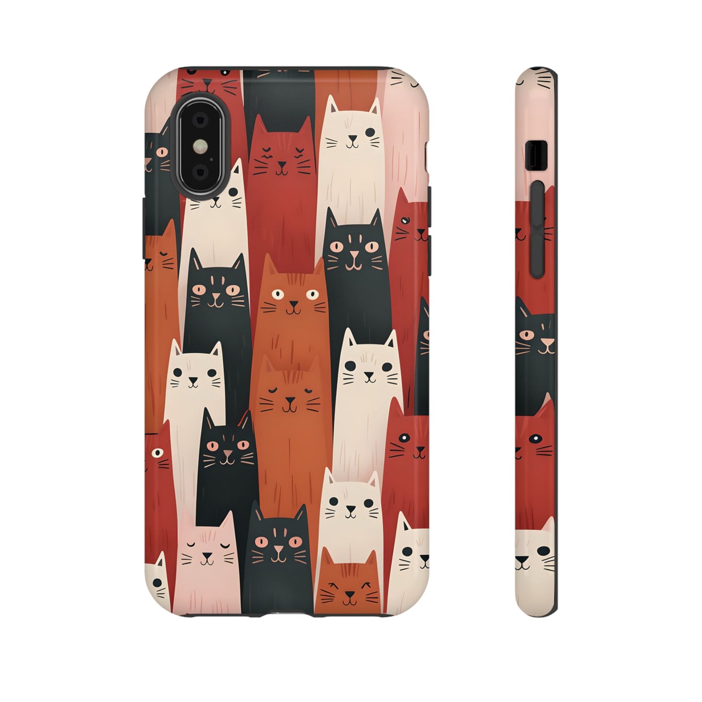 Playful Cat Phone Case - Tough & Stylish Purrfect for Cat Lovers