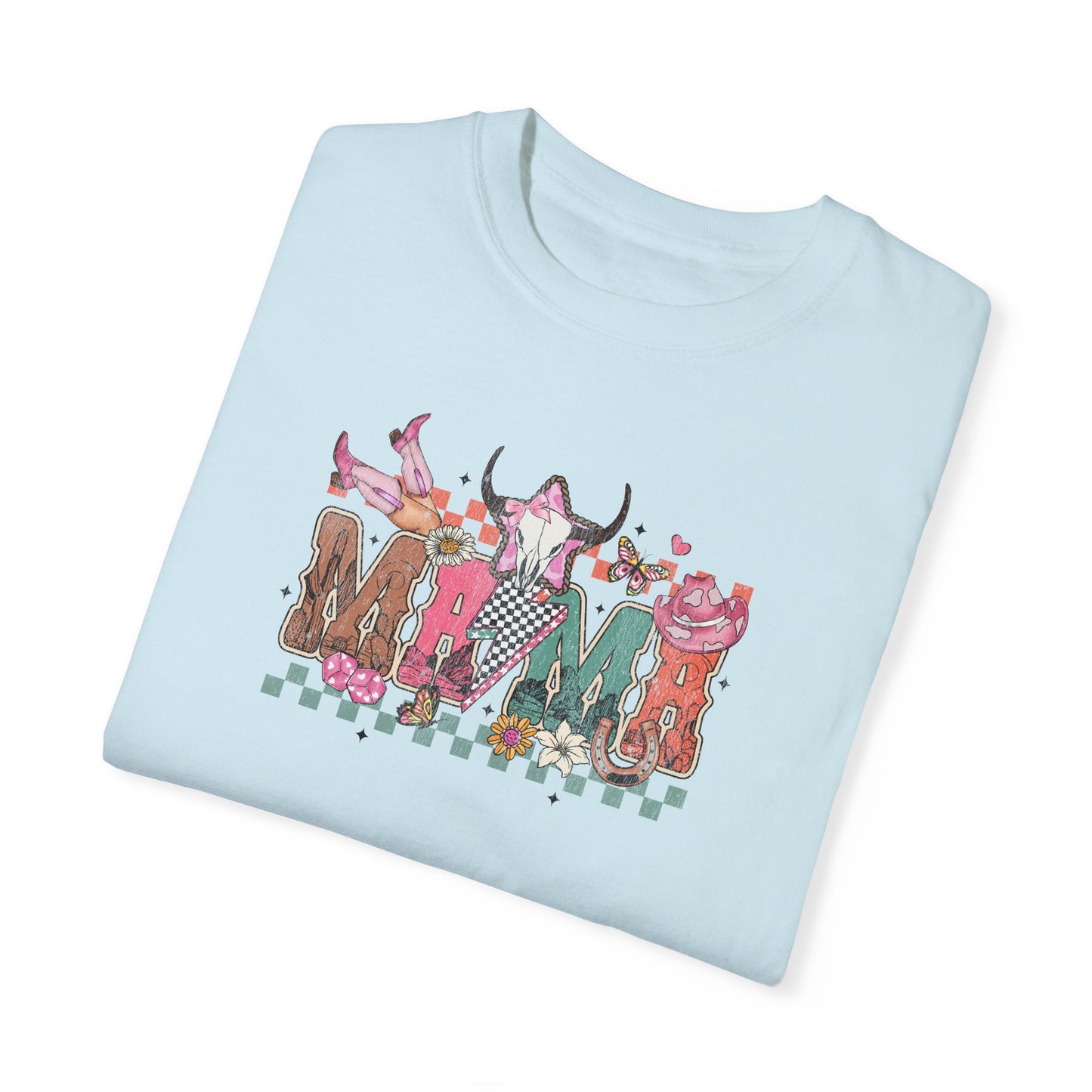 Whimsical Animal Print Unisex Garment-Dyed T-shirt | Fun Casual Tee