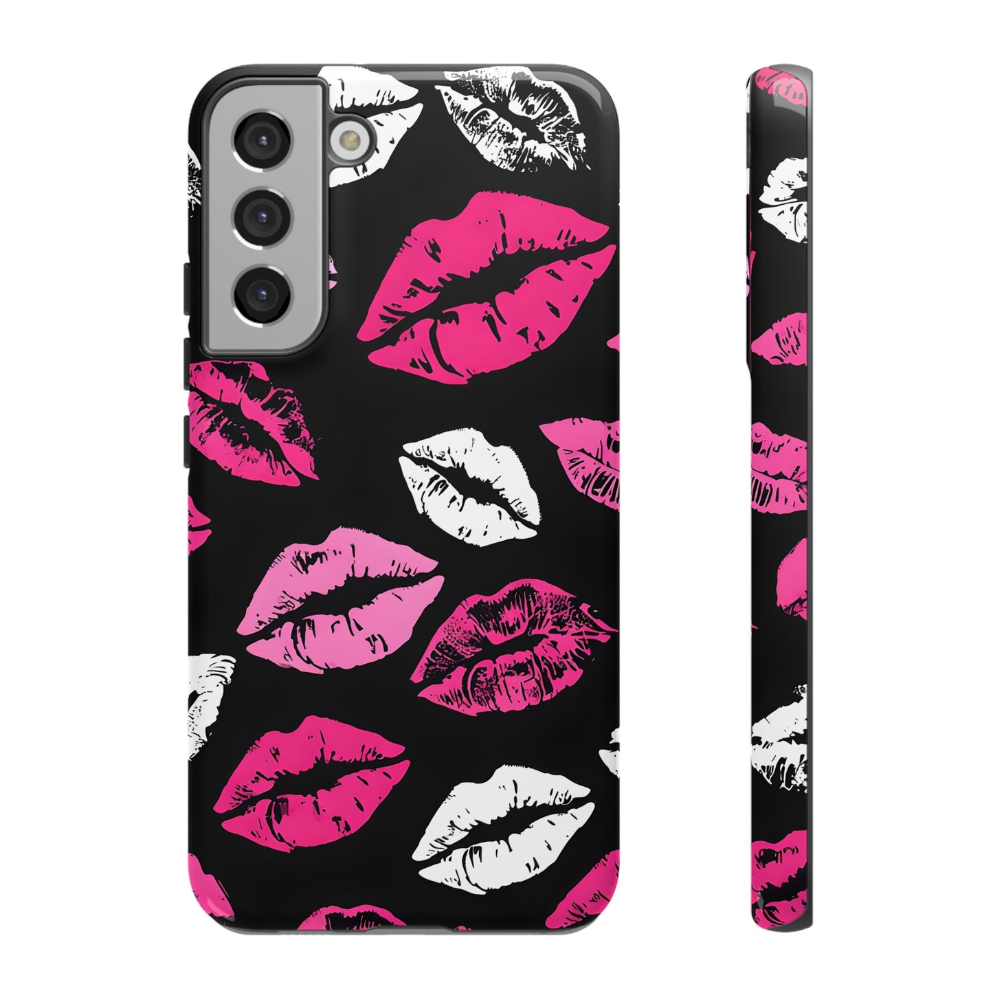 Lips Print iPhone Case - Stylish Tough Phone Cover