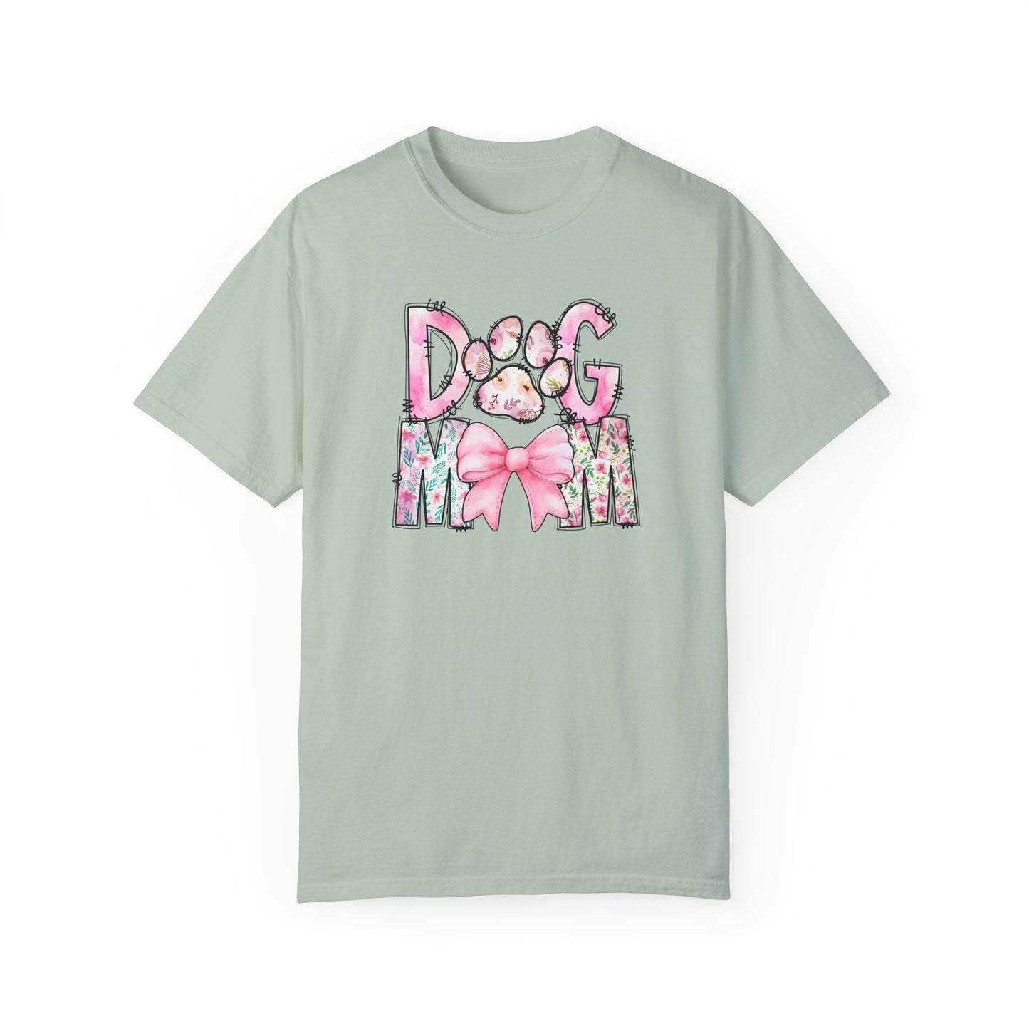 Cute Dog Mom T-Shirt | Garment-Dyed Unisex Tee for Dog Lovers