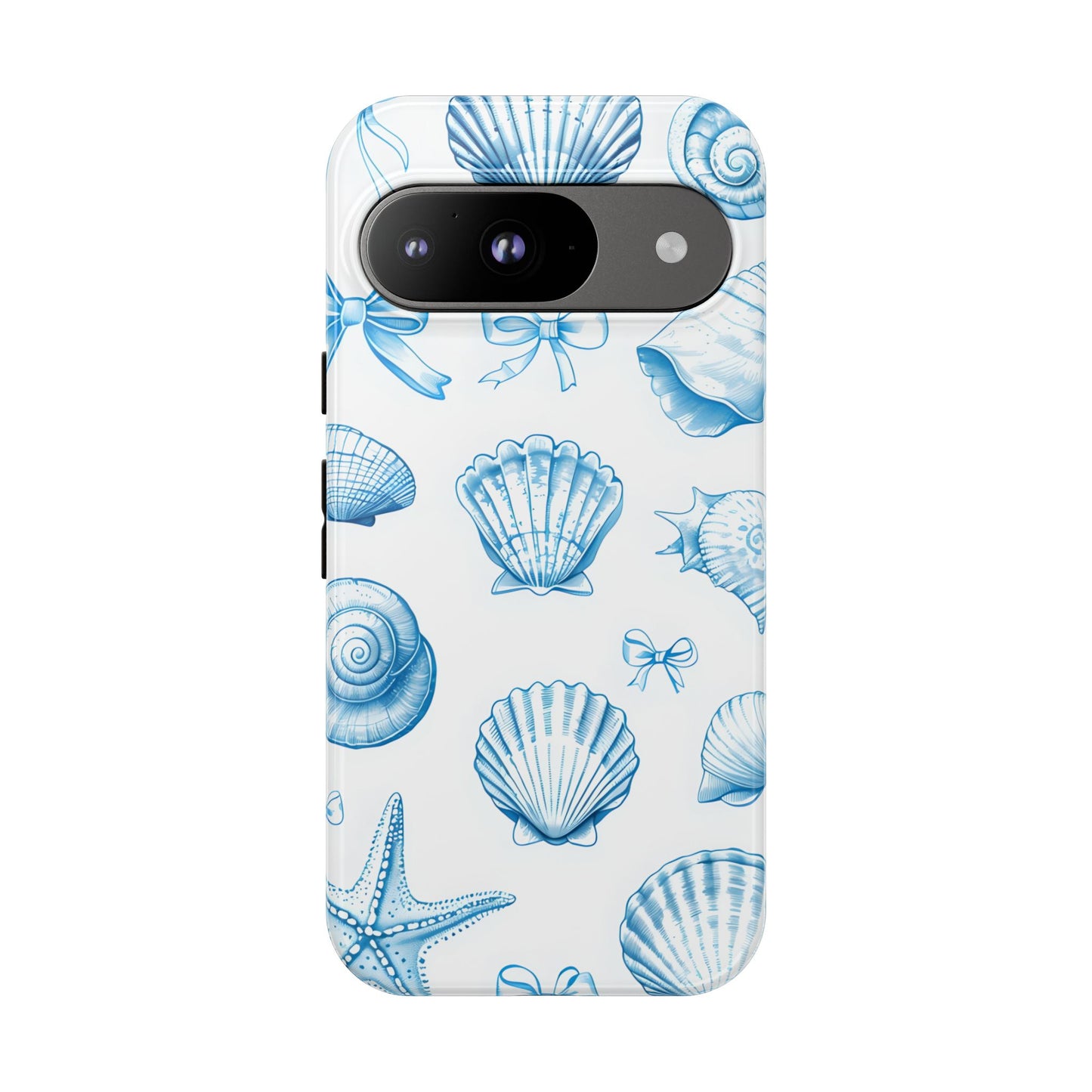 Coquette-Coastal Ocean-Themed Phone Case - Seashell and Starfish Design