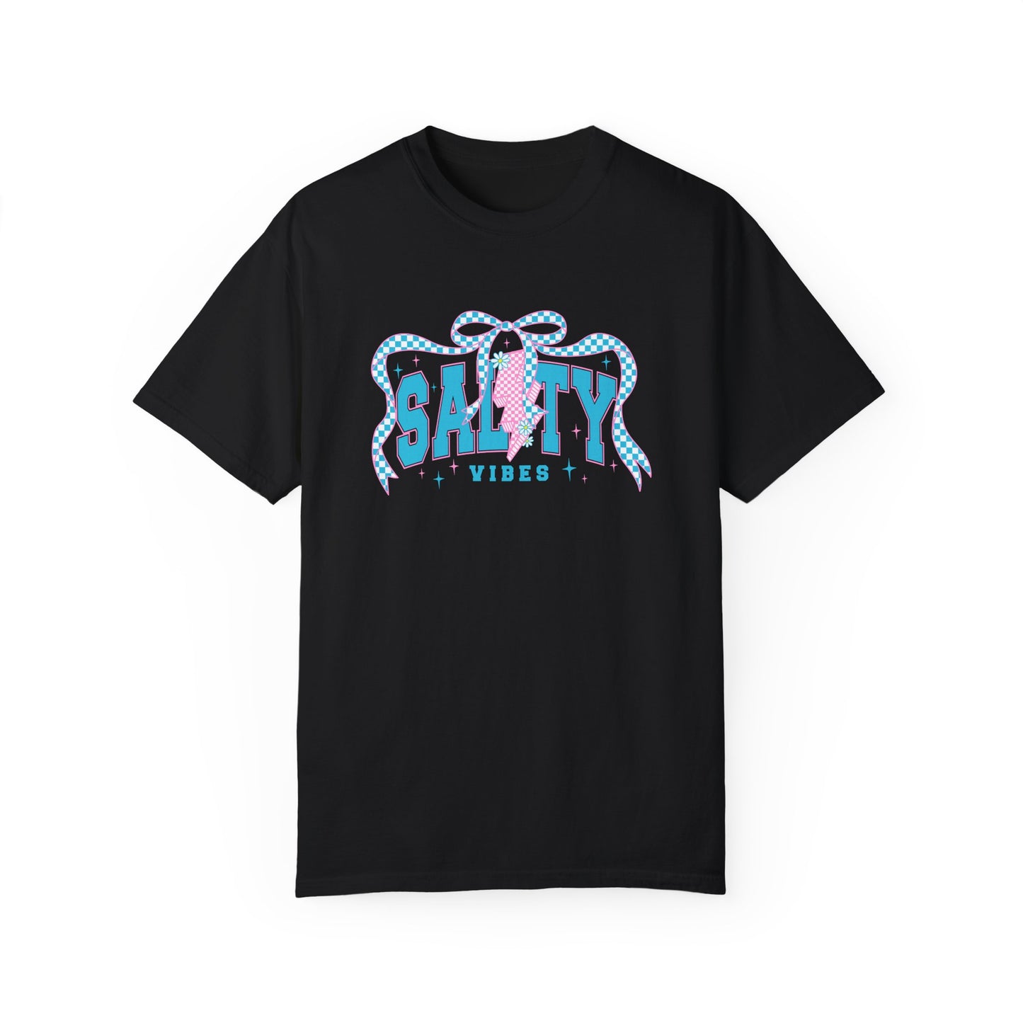 Salty Vibes Unisex Garment-Dyed T-Shirt