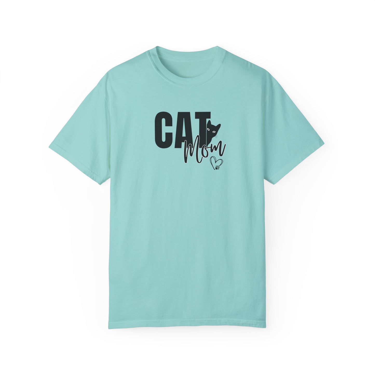 Cat Mom Unisex Garment-Dyed T-Shirt – Perfect Gift for Cat Lovers