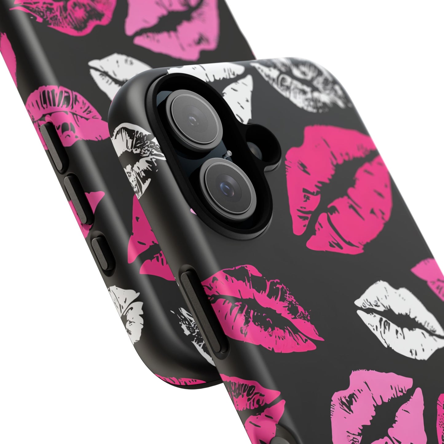 Lips Print iPhone Case - Stylish Tough Phone Cover
