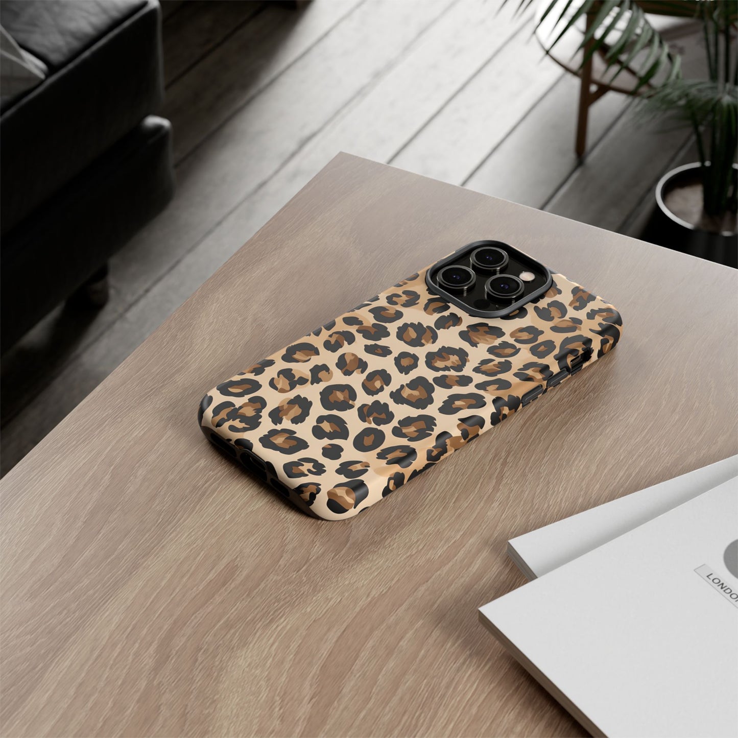Wild Leopard Print Phone Case - Tough Protection for Animal Lovers