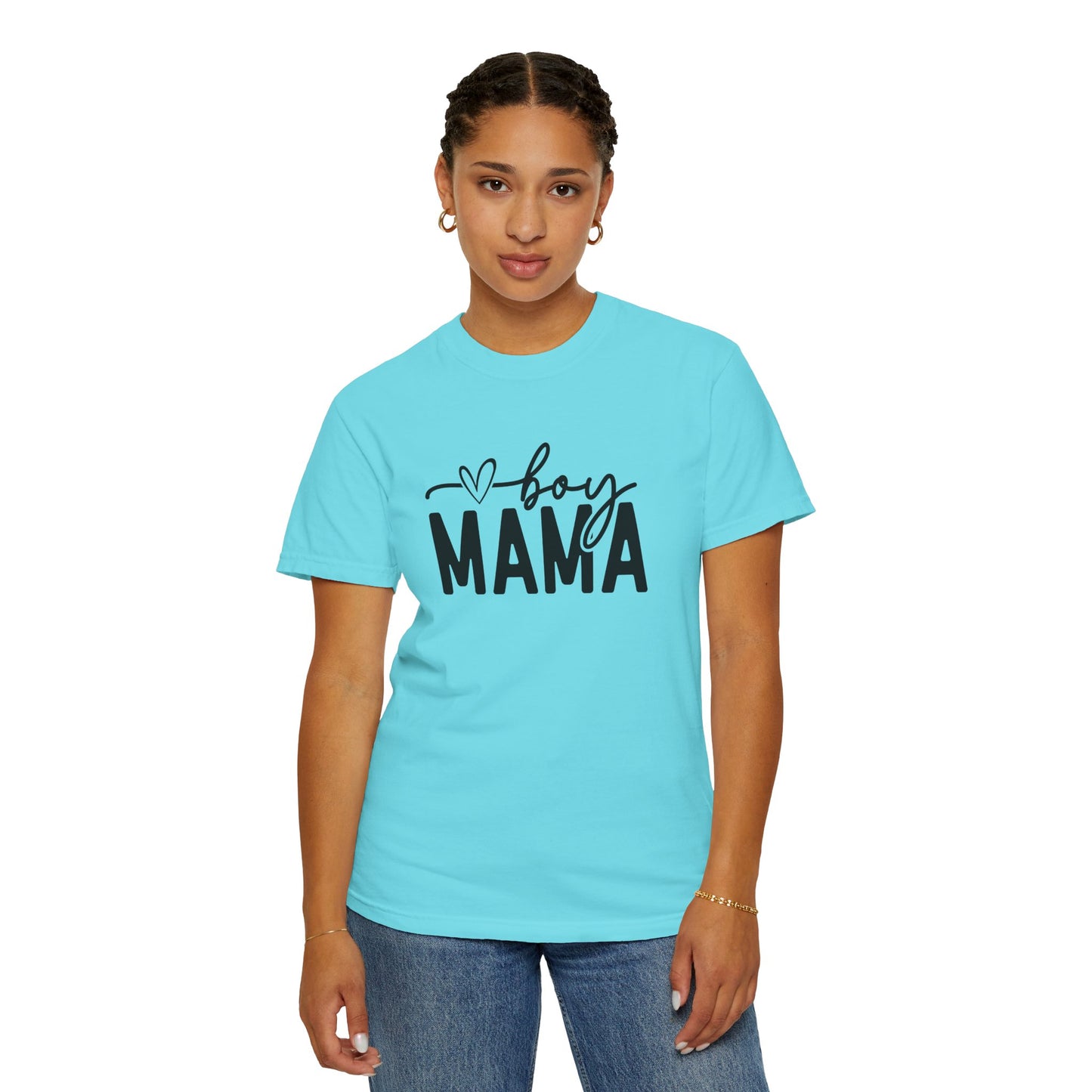 Boy Mama Unisex Garment-Dyed T-Shirt - Perfect for Moms on Special Occasions
