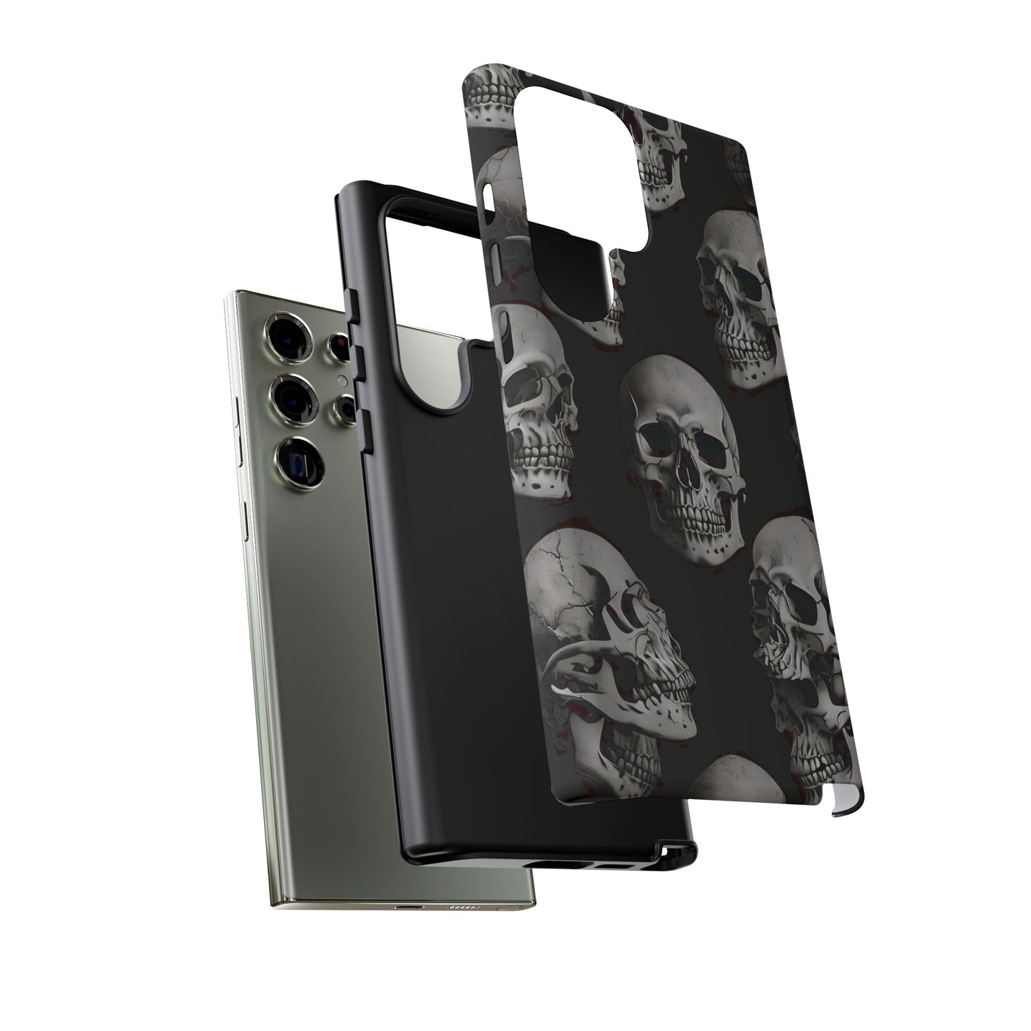 Skull Print Phone Case - Tough Cases for Bold Style