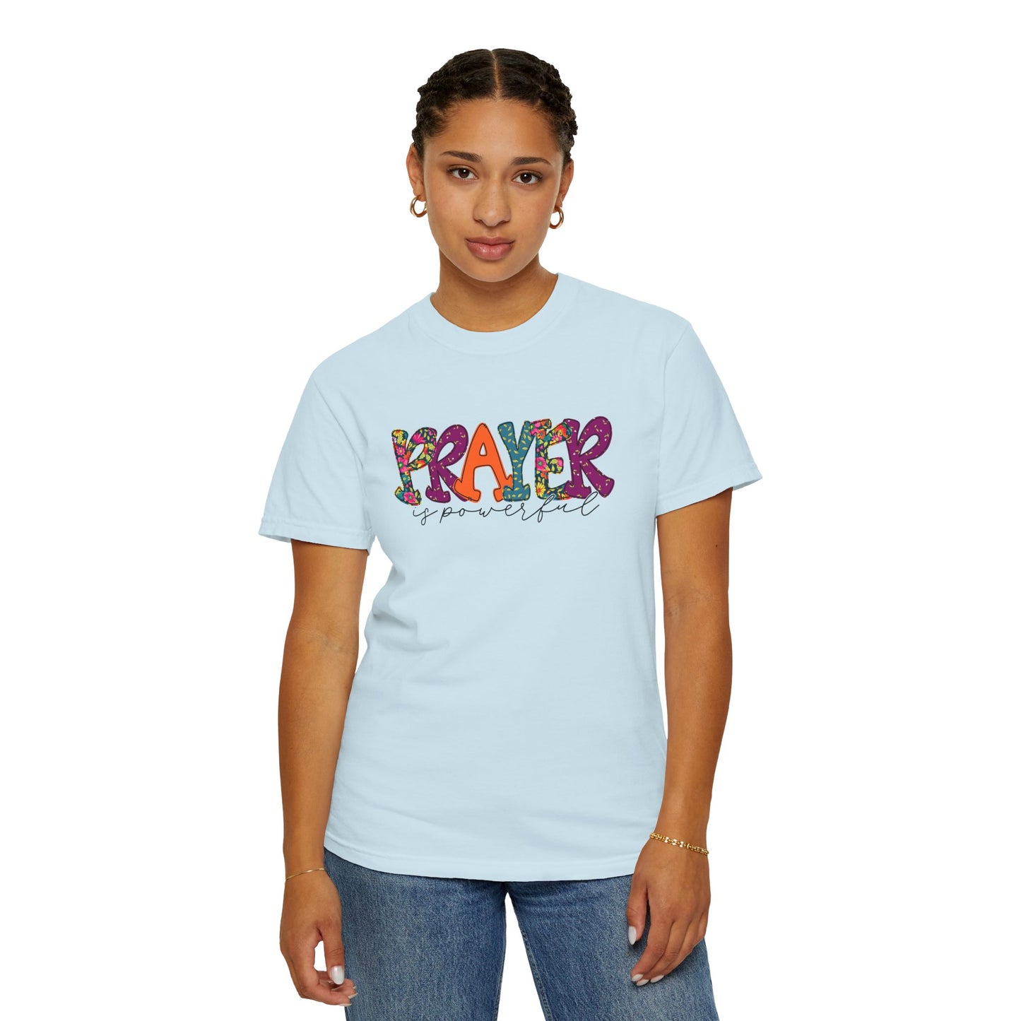 Colorful "Prayer is Powerful" Unisex T-Shirt
