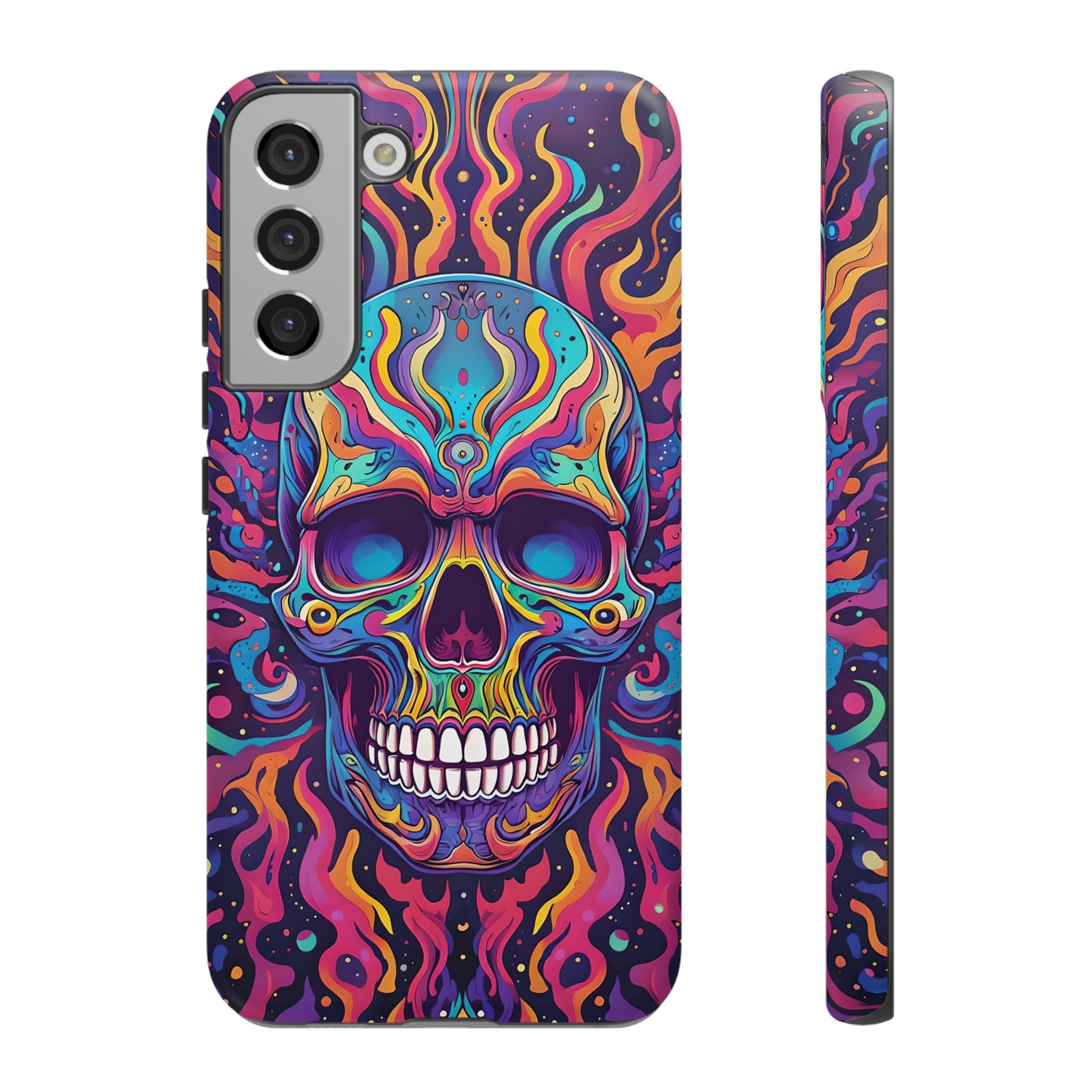 Colorful Skull Phone Case - Tough Cases for Bold Personalities
