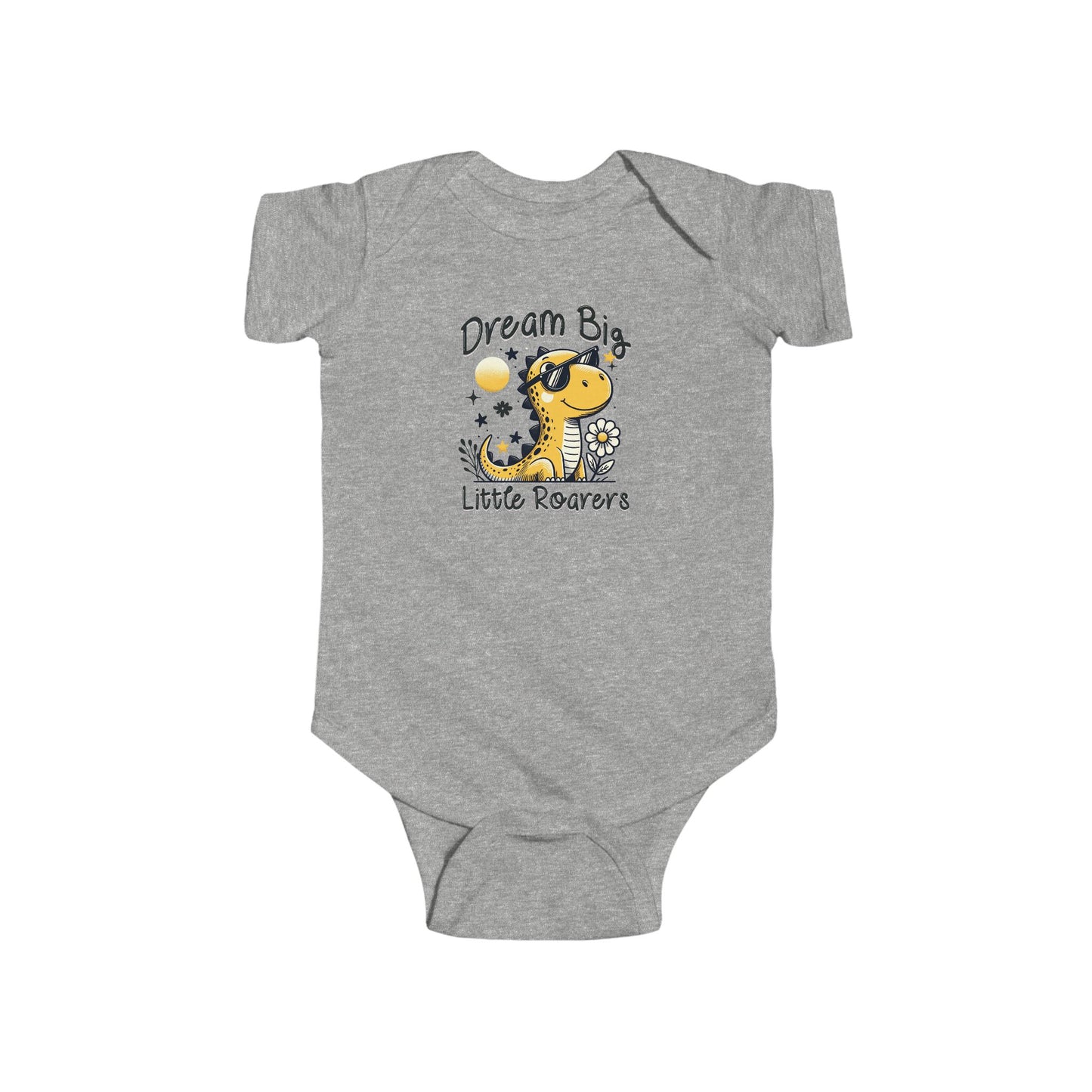 Dream Big Little Roarers Infant Bodysuit - Cute Baby Outfit for Newborns