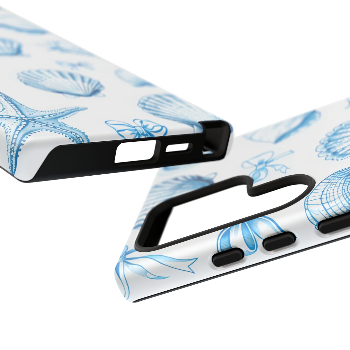 Coquette-Coastal Ocean-Themed Phone Case - Seashell and Starfish Design
