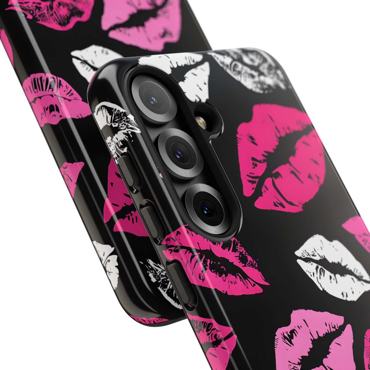 Lips Print iPhone Case - Stylish Tough Phone Cover