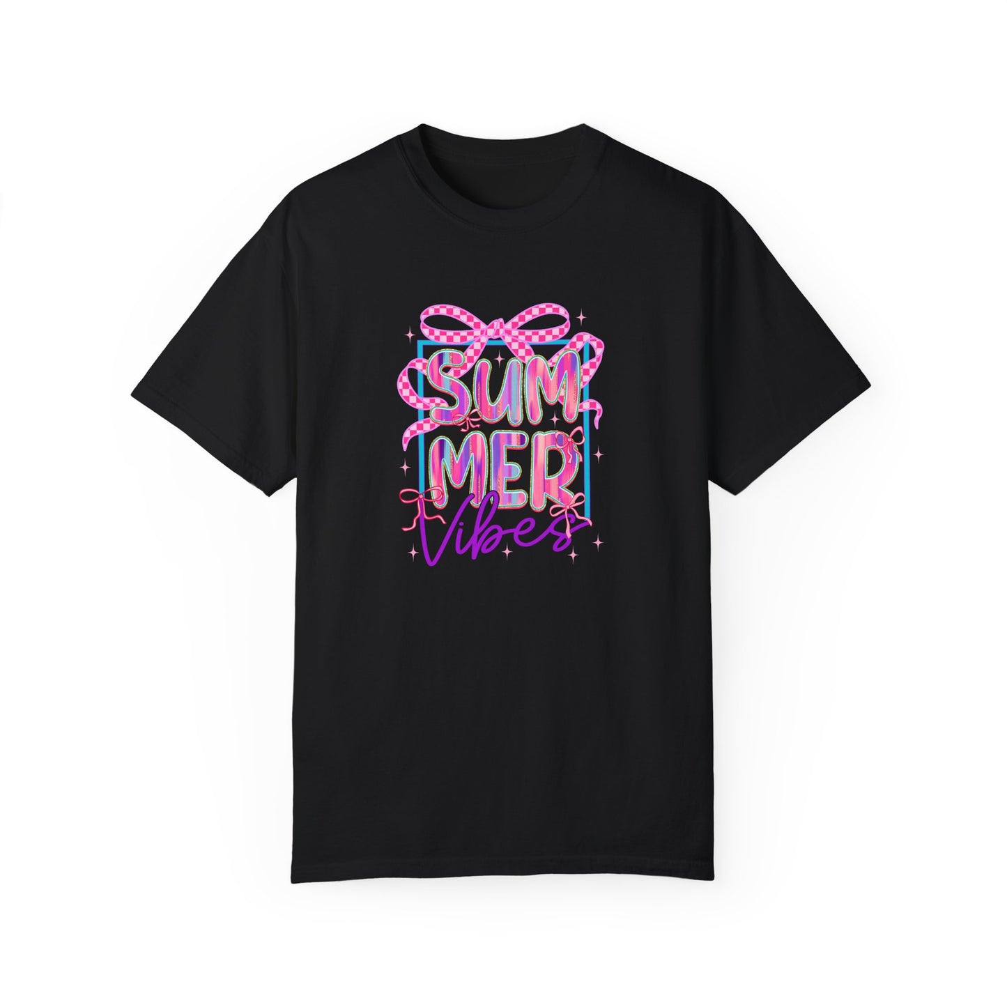 Summer Vibes Coquette Unisex Garment-Dyed T-Shirt