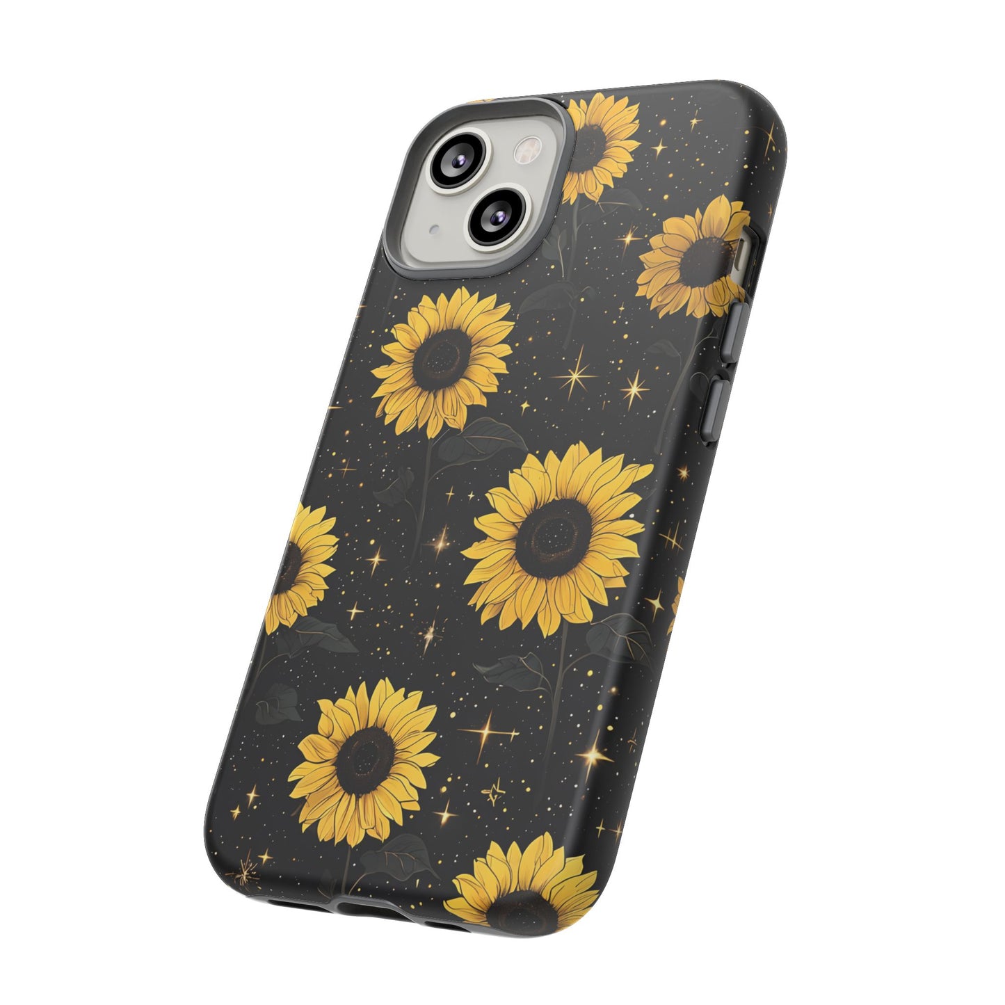 Sunflower Galaxy Tough Case - Durable Phone Cover with Floral Design