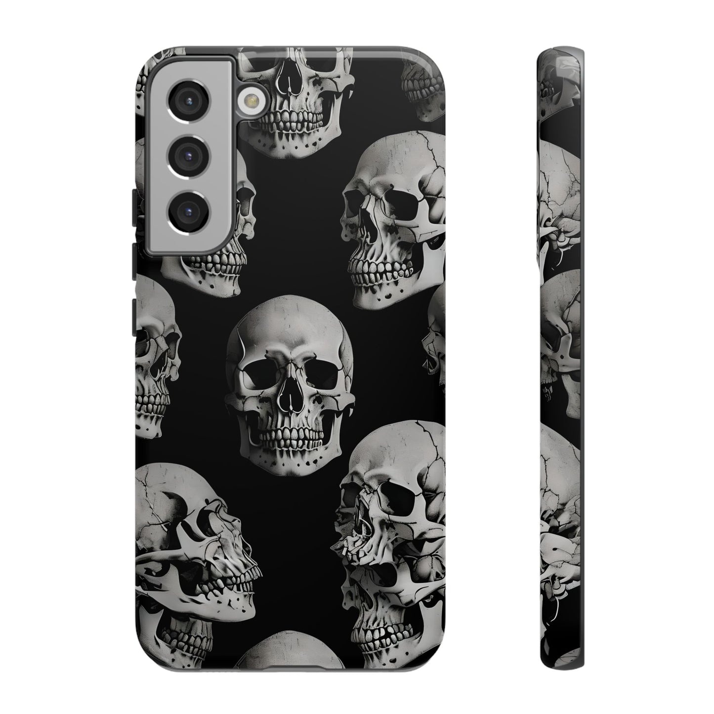 Skull Print Phone Case - Tough Cases for Bold Style