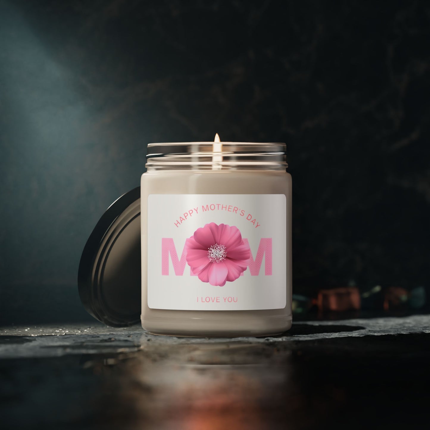 Mother's Day Scented Soy Candle - 9oz Floral Gift for Mom