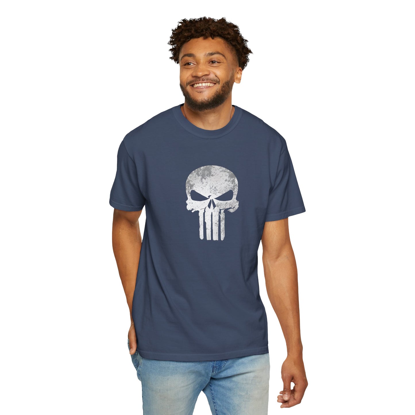 Unisex Skull Graphic T-Shirt - Trendy, Casual Wear for Edgy Style
