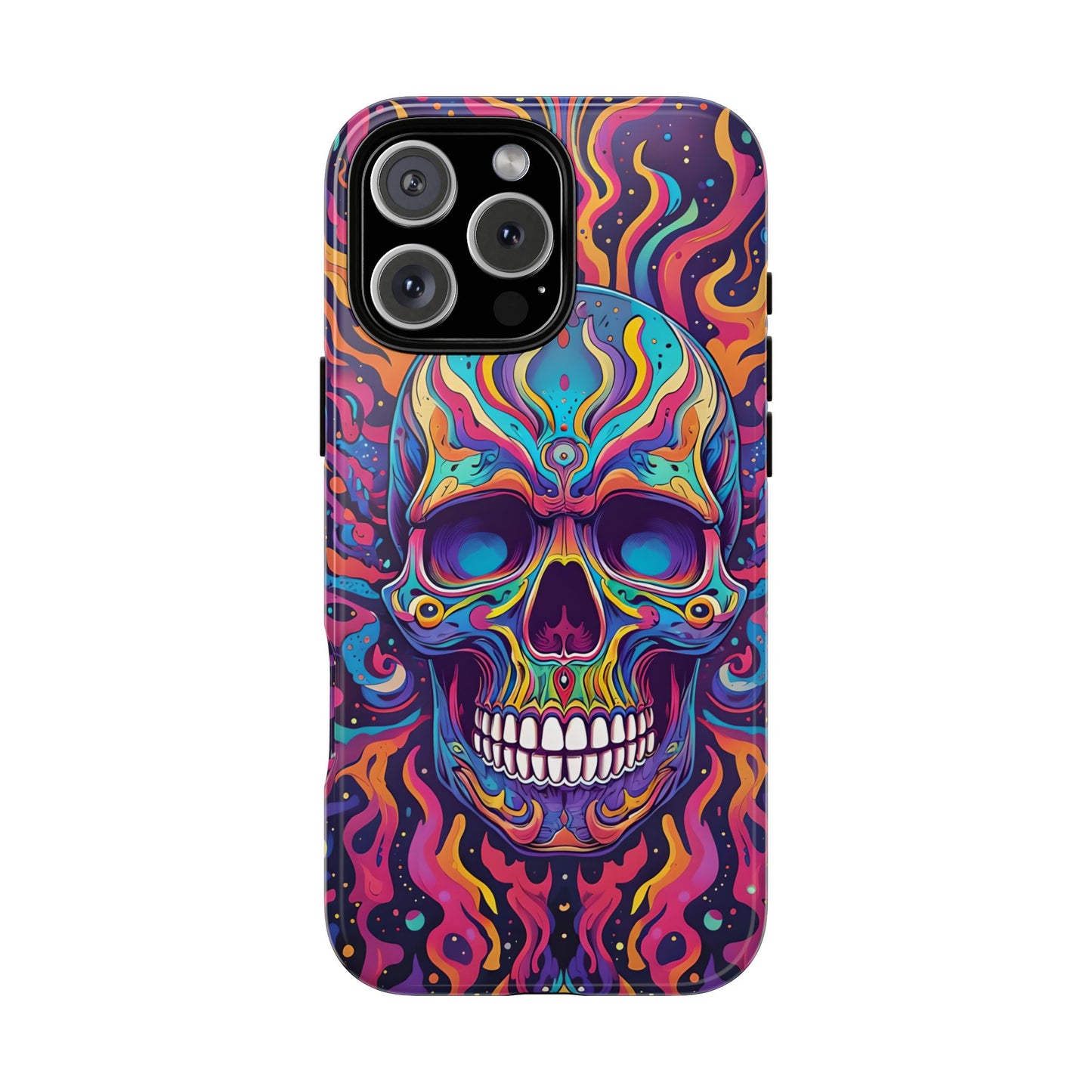 Colorful Skull Phone Case - Tough Cases for Bold Personalities