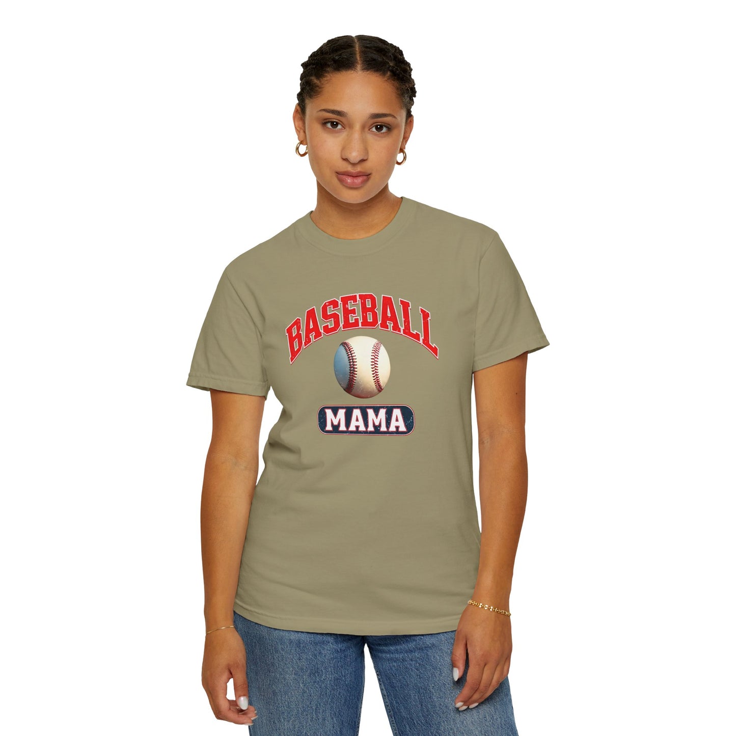 Baseball Mama Unisex Garment-Dyed T-shirt - Perfect for Sports Moms