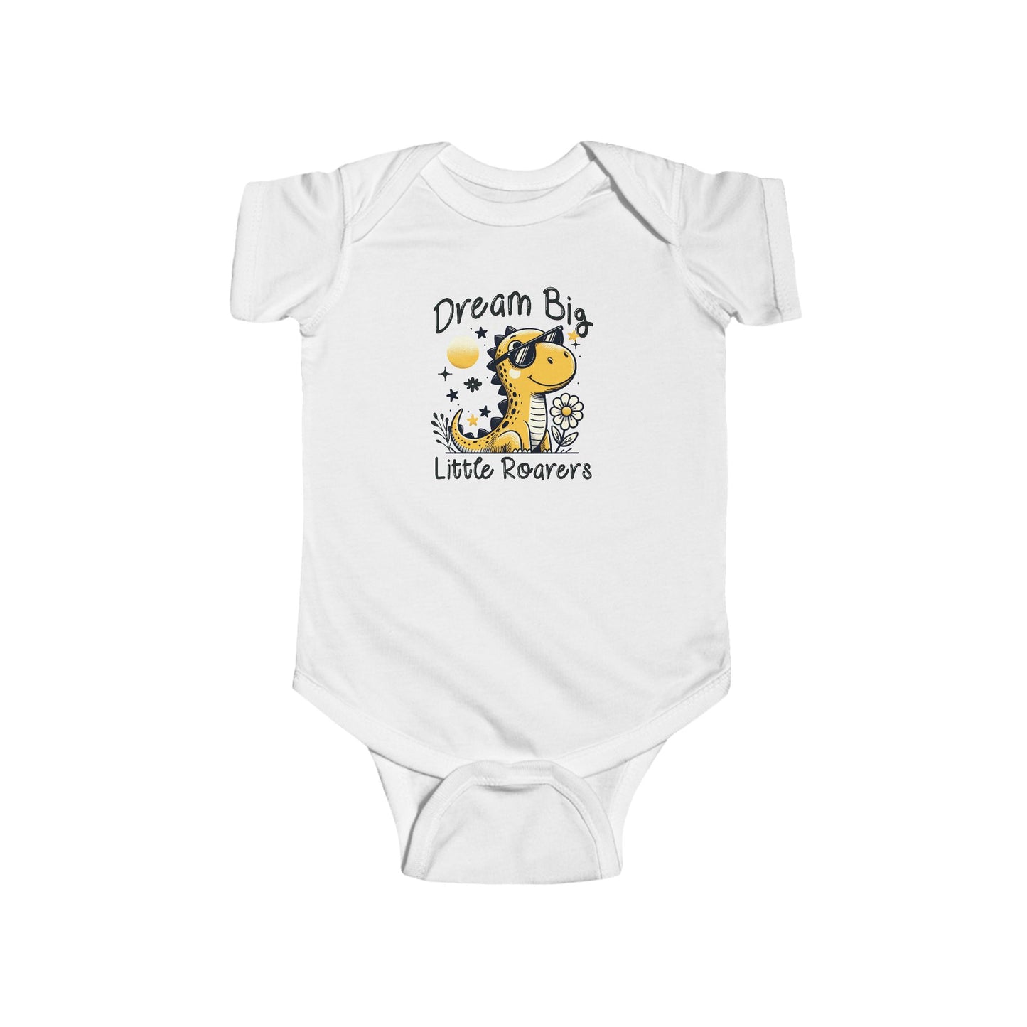 Dream Big Little Roarers Infant Bodysuit - Cute Baby Outfit for Newborns