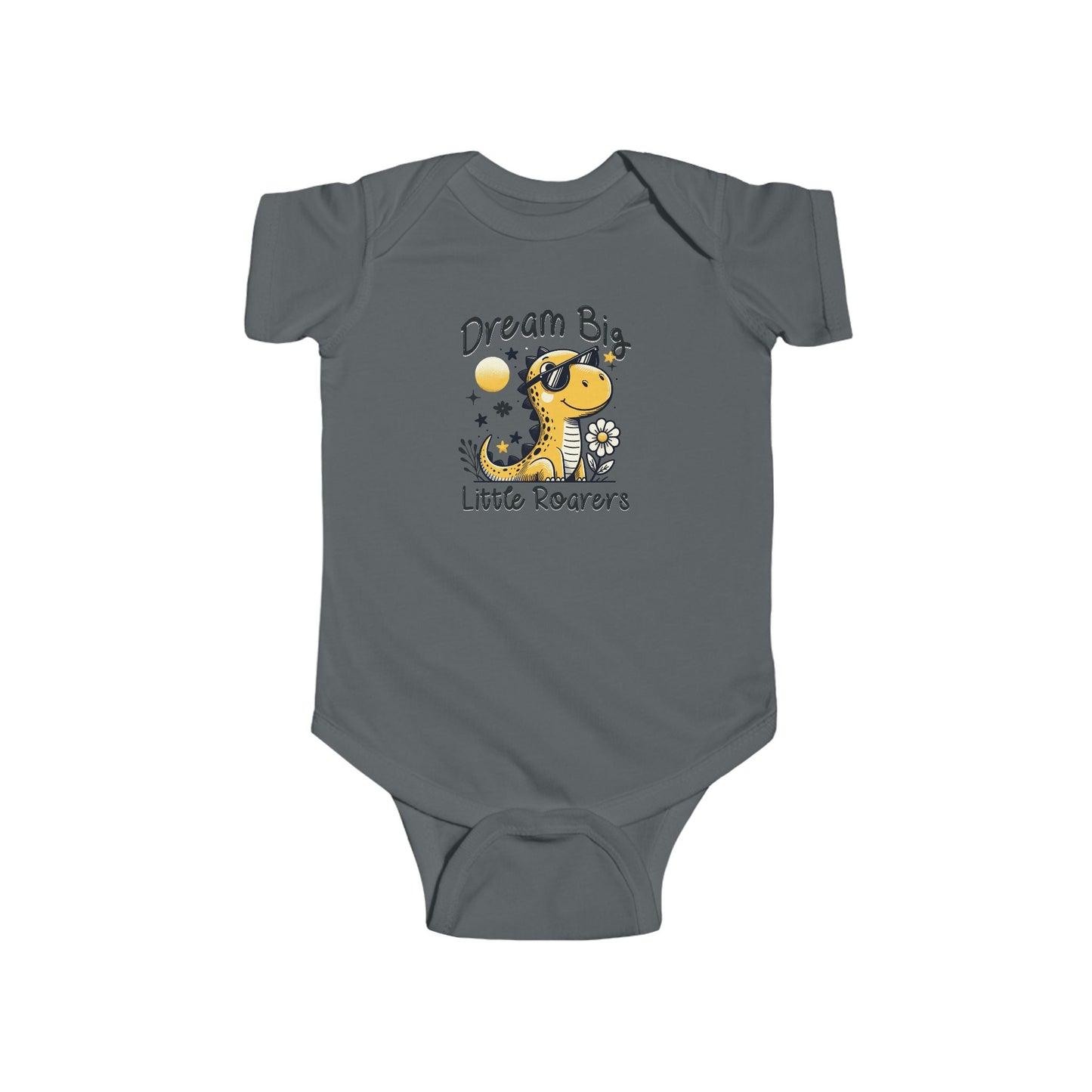 Dream Big Little Roarers Infant Bodysuit - Cute Baby Outfit for Newborns
