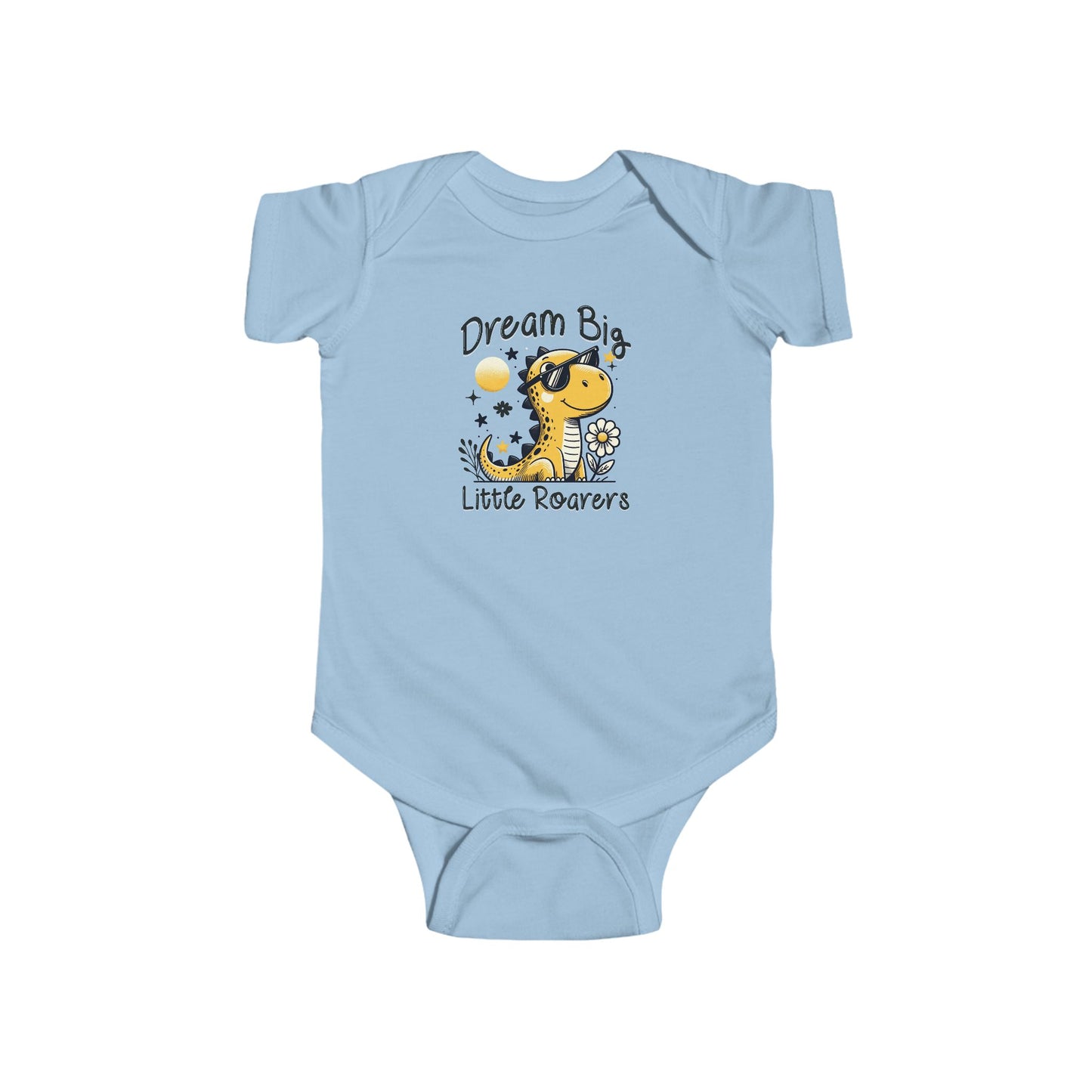 Dream Big Little Roarers Infant Bodysuit - Cute Baby Outfit for Newborns