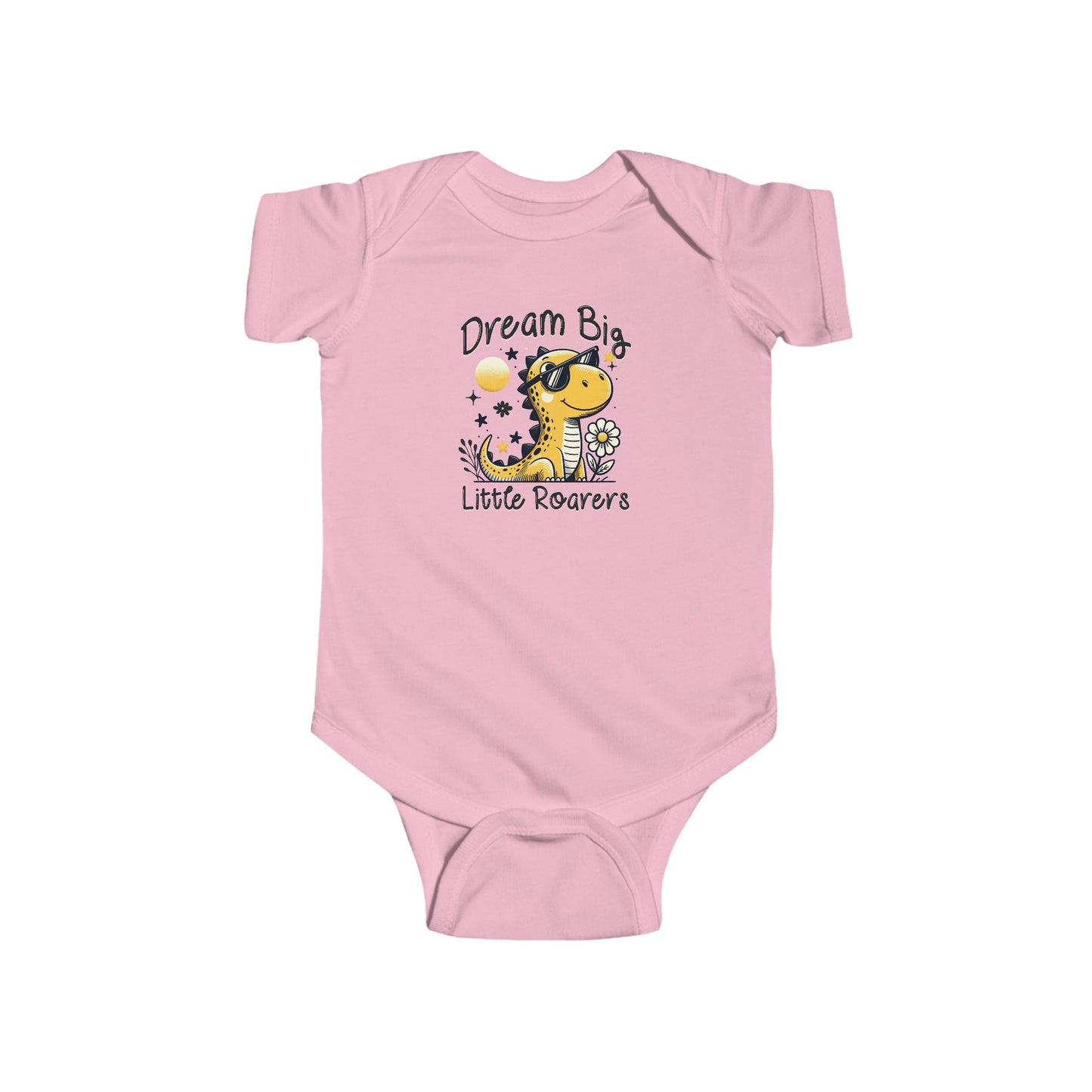 Dream Big Little Roarers Infant Bodysuit - Cute Baby Outfit for Newborns