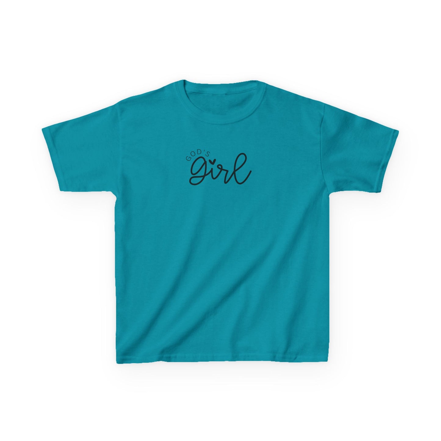 God's Girl Kids Heavy Cotton Tee - Cute and Comfortable T-Shirt for Faith-Inspired Girls