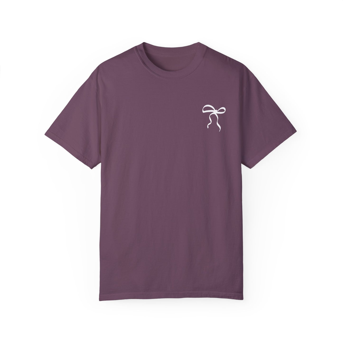 Inspirational T-Shirt with Bow Design – "But God"