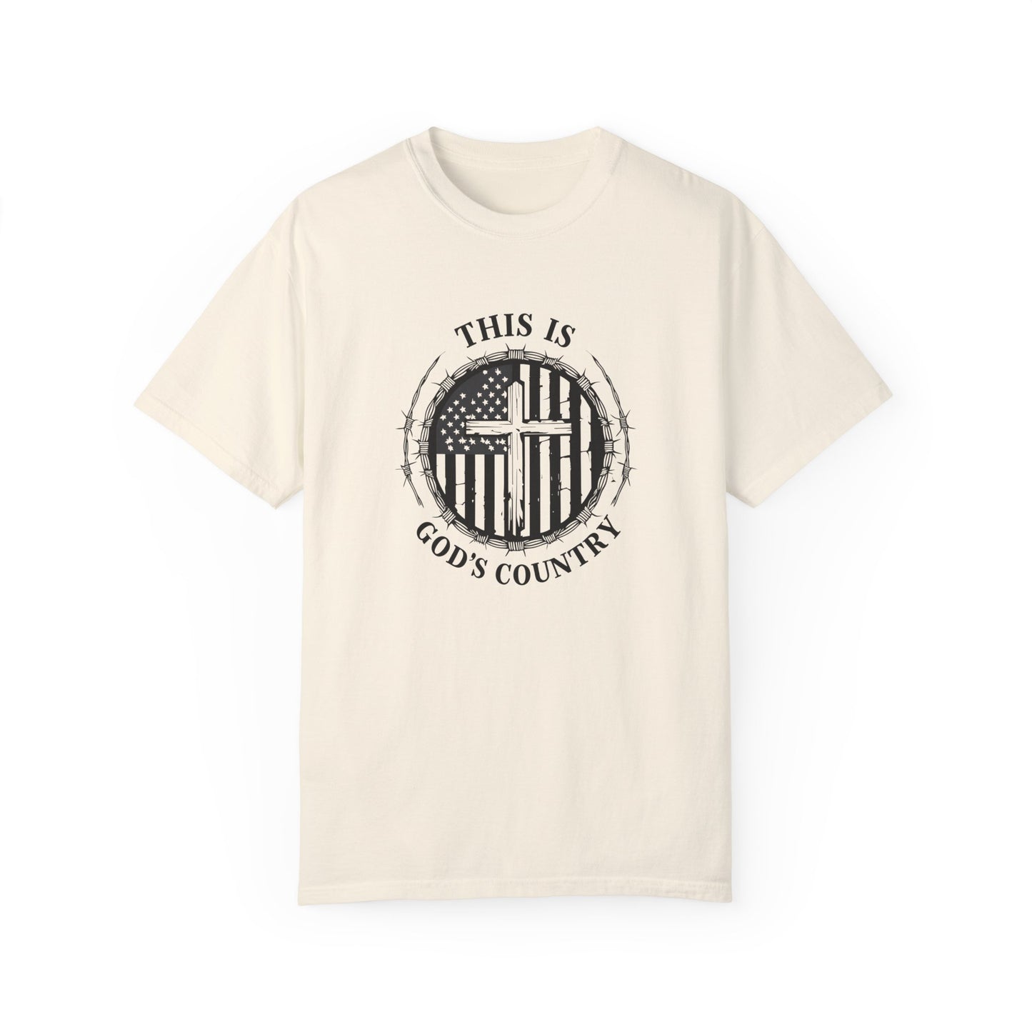 Unisex God’s Country Graphic T-Shirt - Patriotic Design