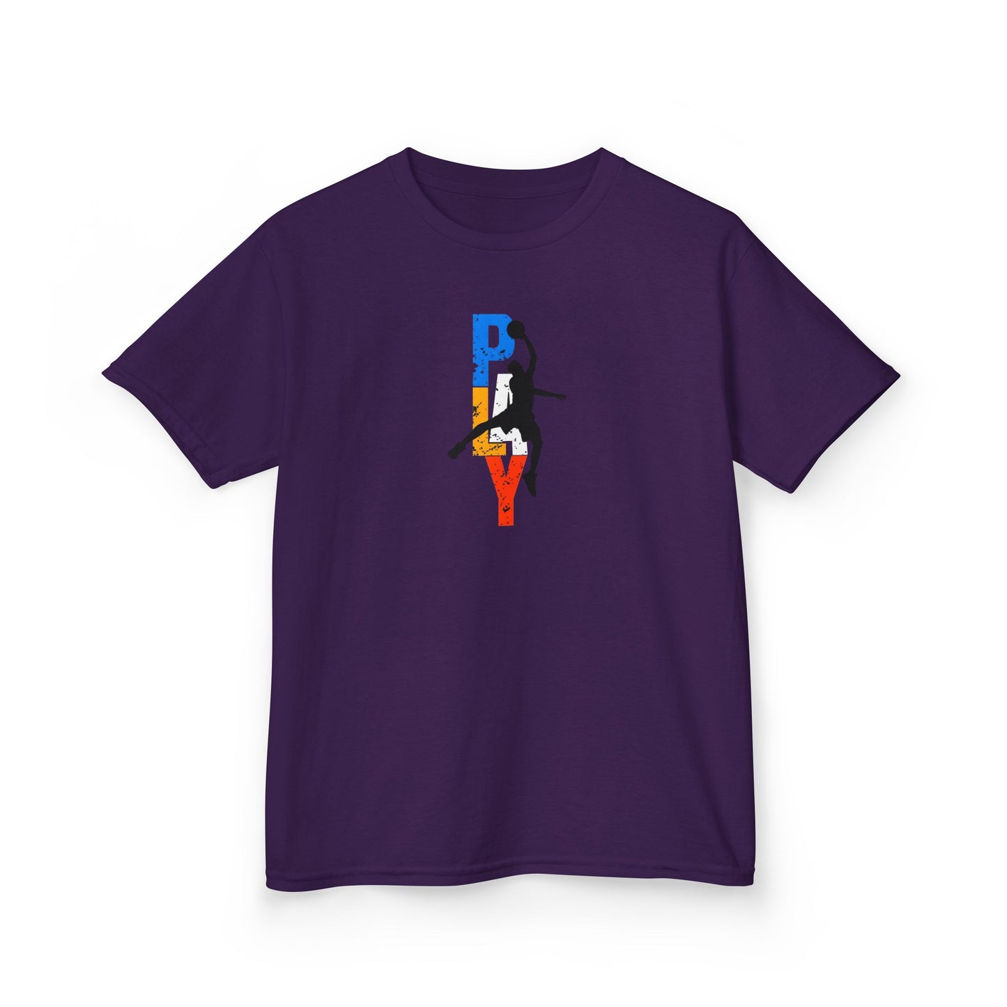Playful Basketball Kids Tee - Fun Cotton Shirt for Young Athletes