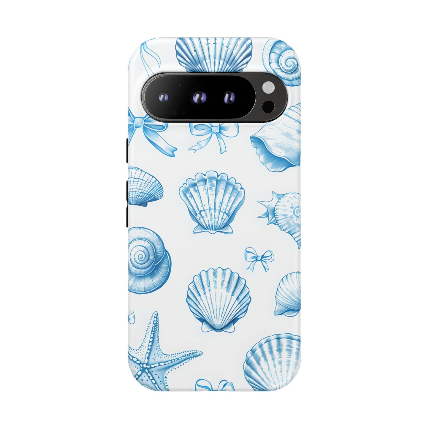 Coquette-Coastal Ocean-Themed Phone Case - Seashell and Starfish Design