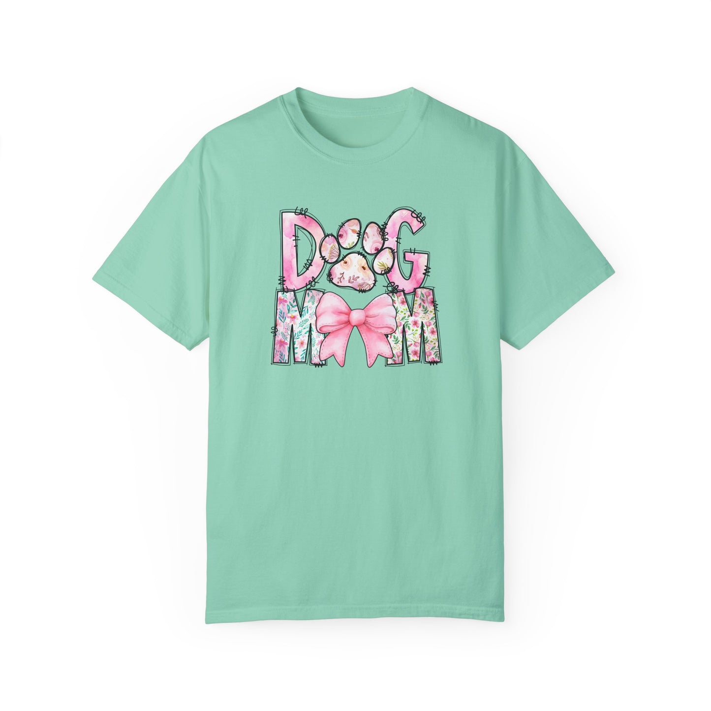 Cute Dog Mom T-Shirt | Garment-Dyed Unisex Tee for Dog Lovers