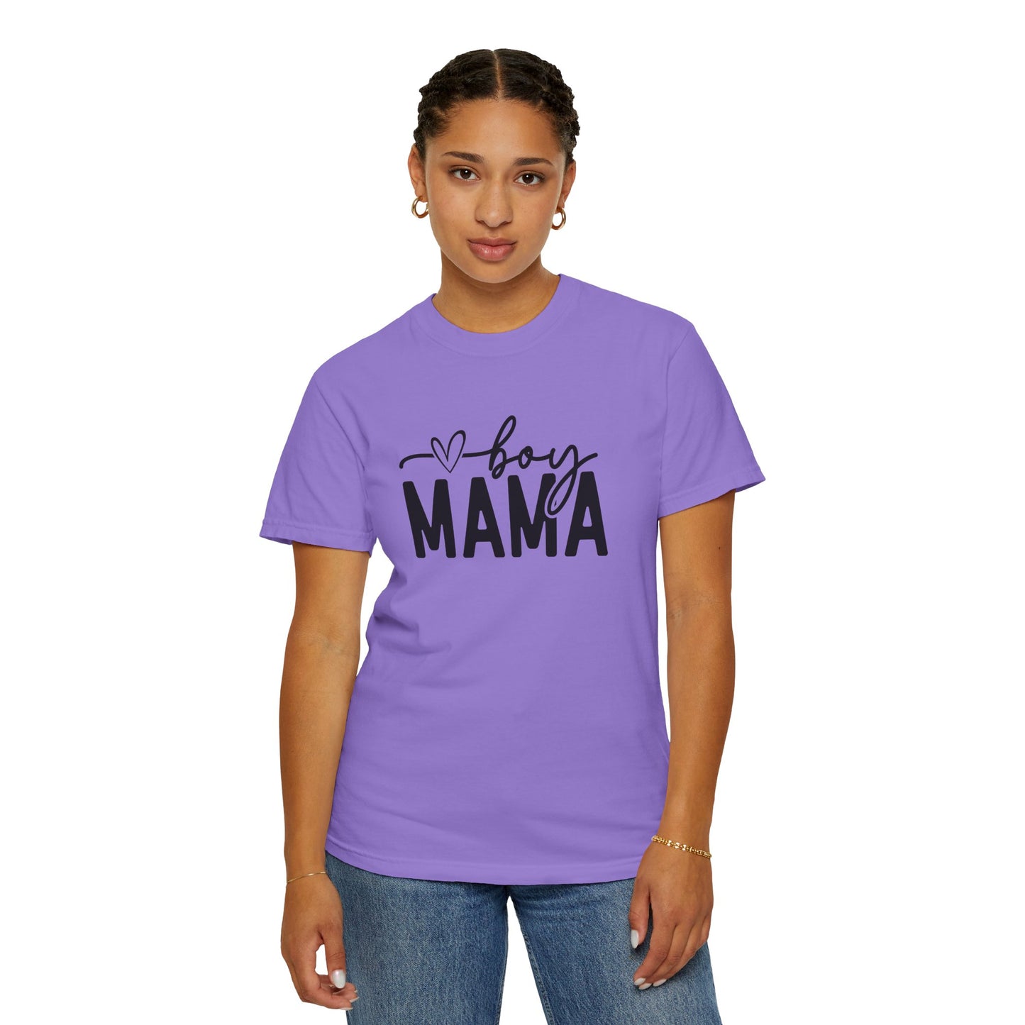 Boy Mama Unisex Garment-Dyed T-Shirt - Perfect for Moms on Special Occasions