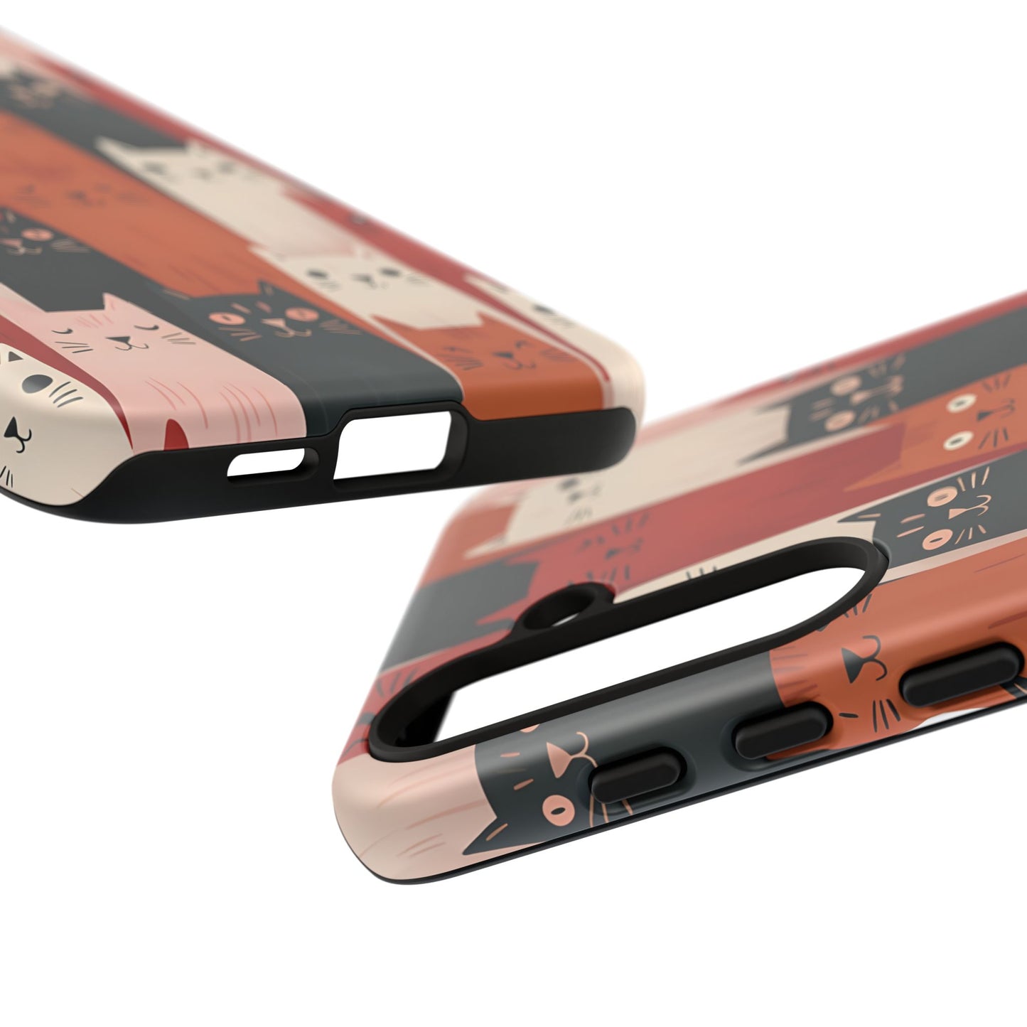 Playful Cat Phone Case - Tough & Stylish Purrfect for Cat Lovers