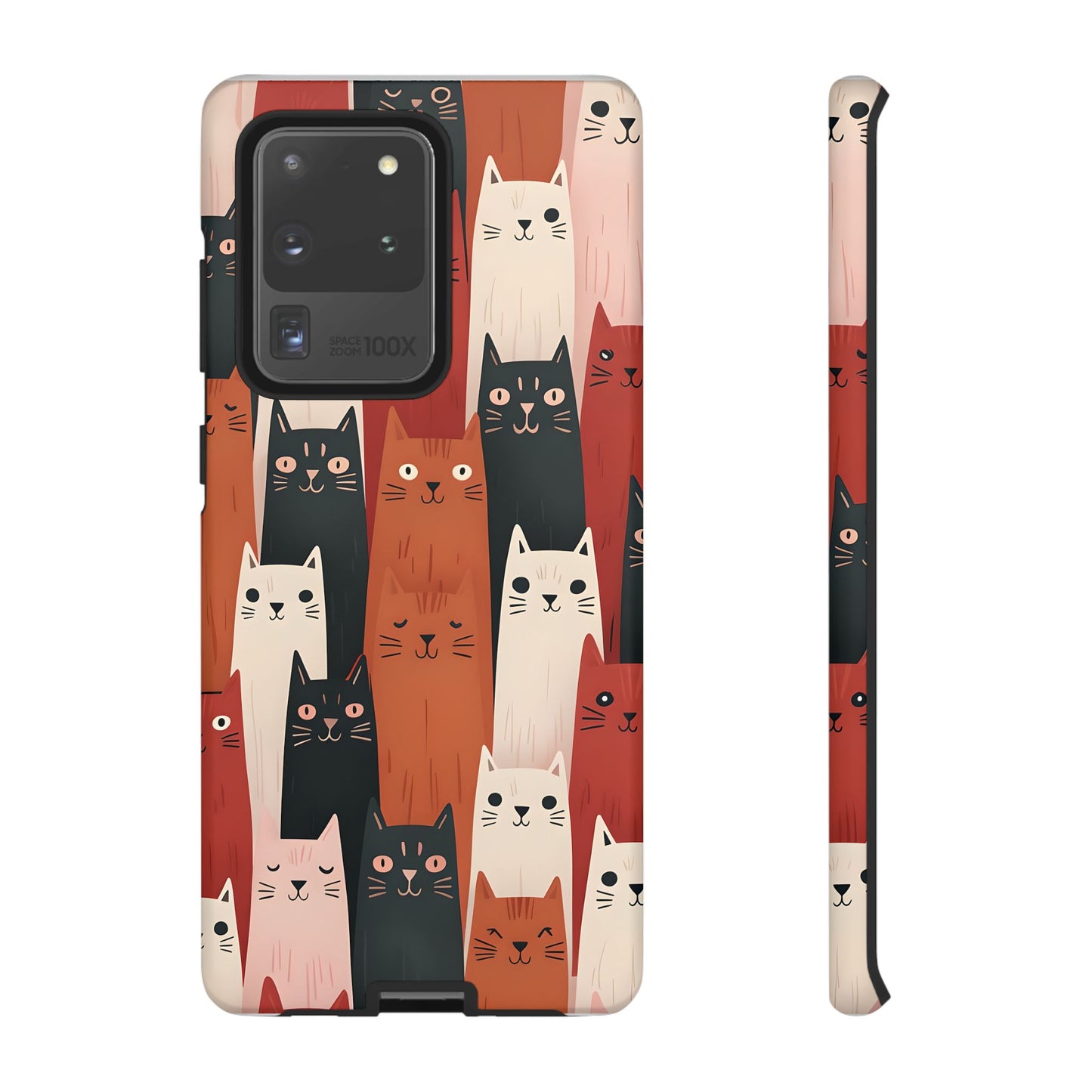 Playful Cat Phone Case - Tough & Stylish Purrfect for Cat Lovers