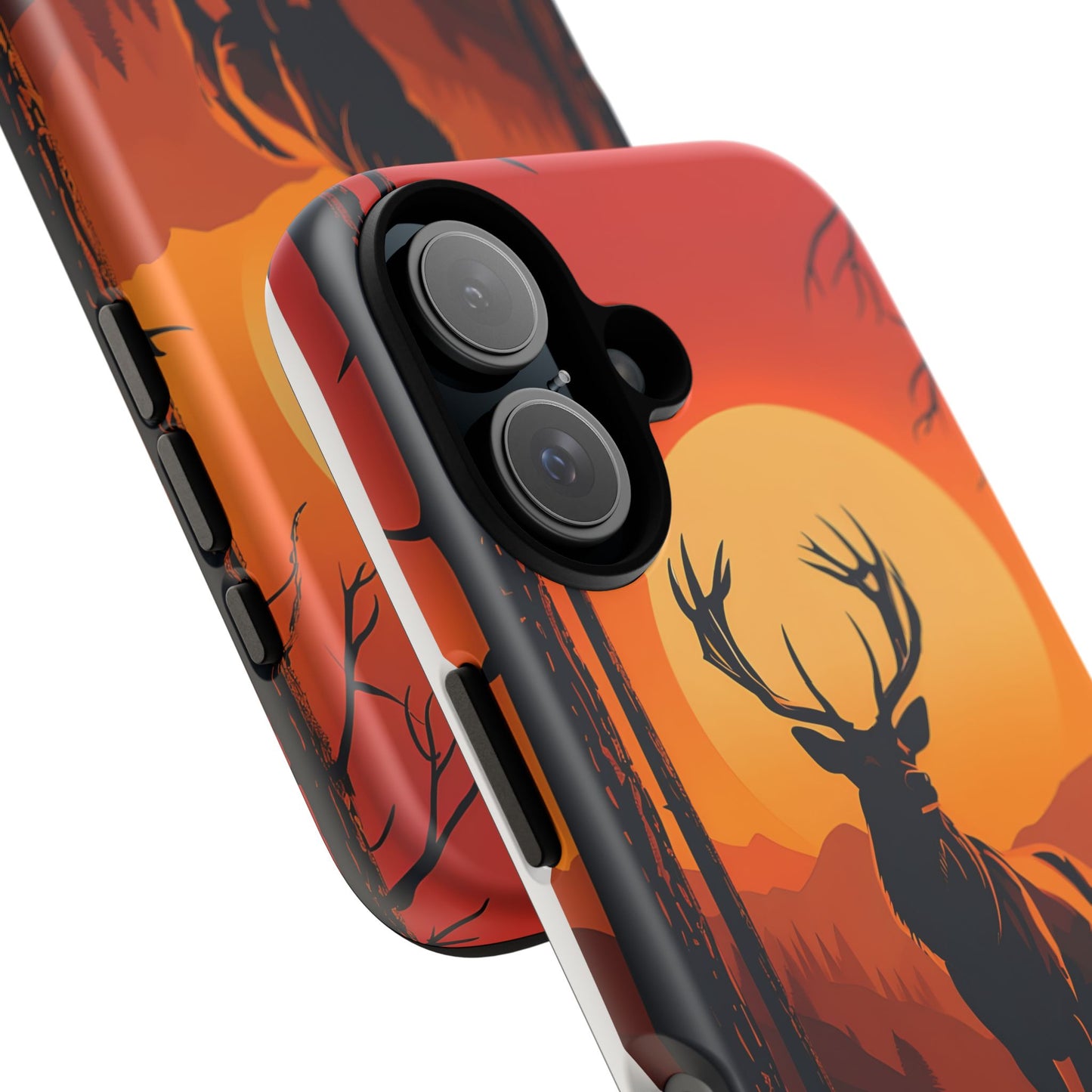 Wildlife Phone Case - Stag and Sunset Design for Nature Lovers