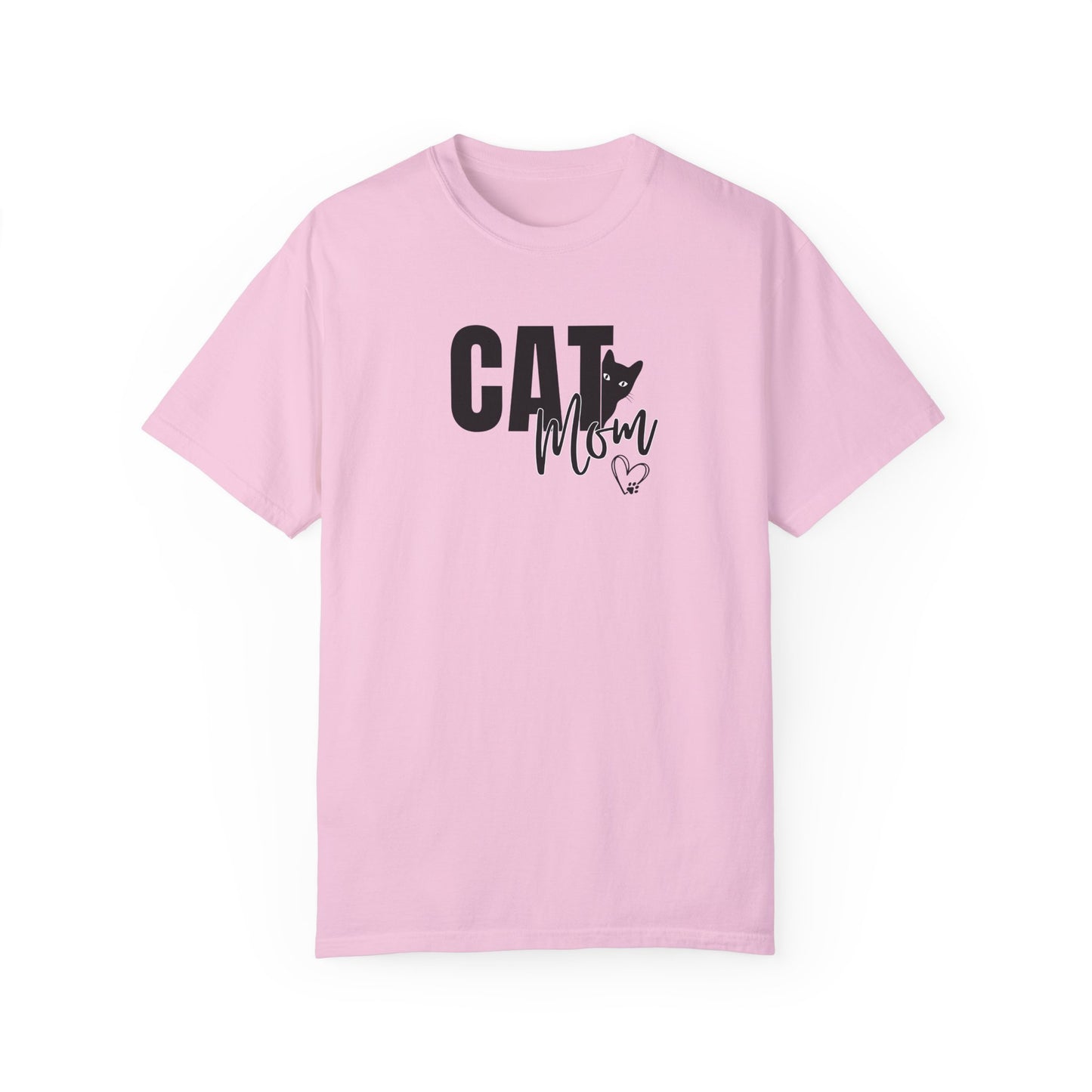 Cat Mom Unisex Garment-Dyed T-Shirt – Perfect Gift for Cat Lovers