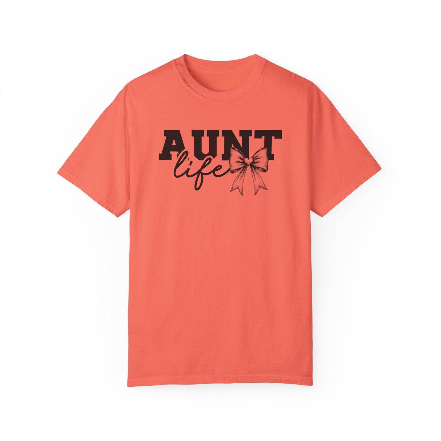AUNT Life Garment-Dyed T-Shirt - Perfect Gift for Aunts