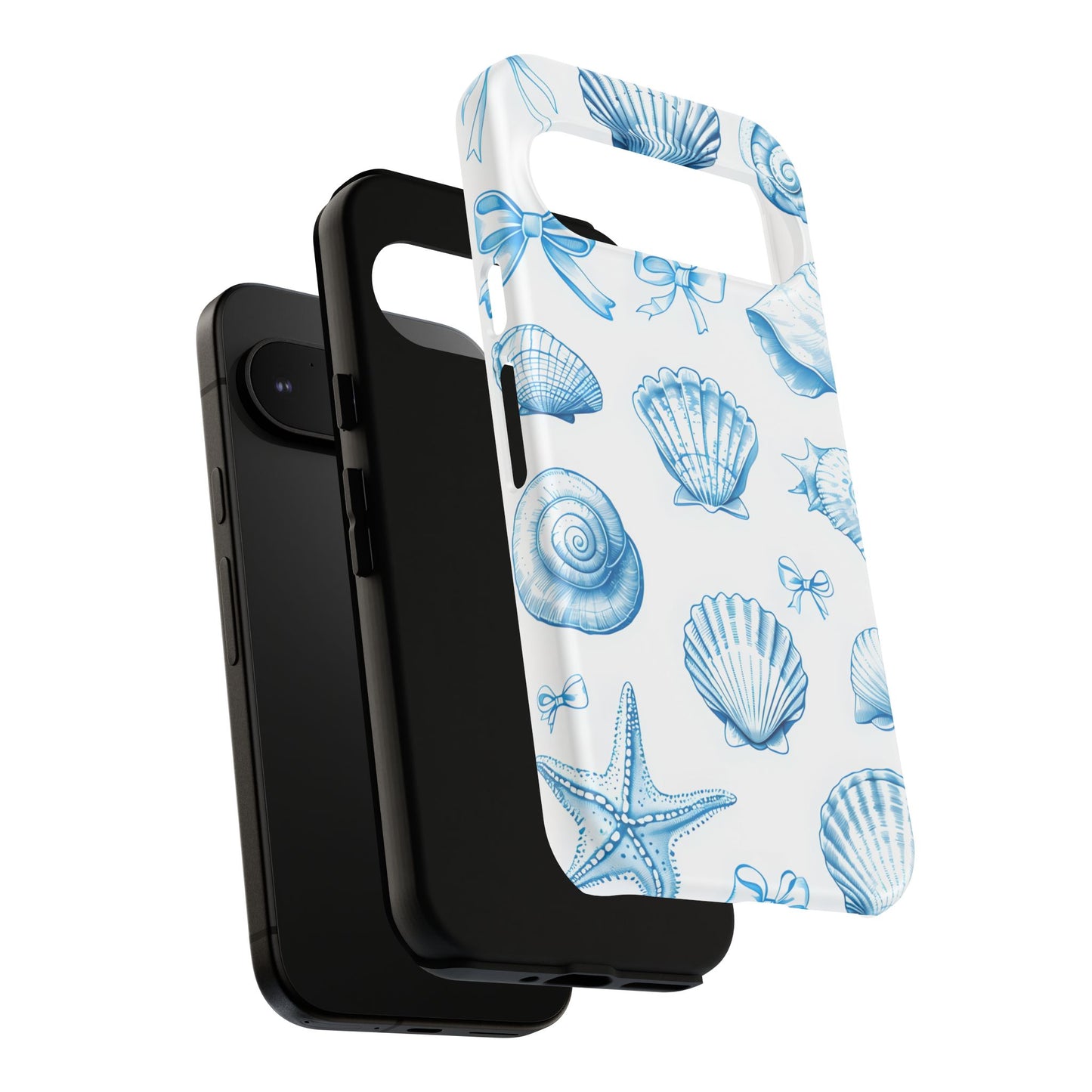 Coquette-Coastal Ocean-Themed Phone Case - Seashell and Starfish Design