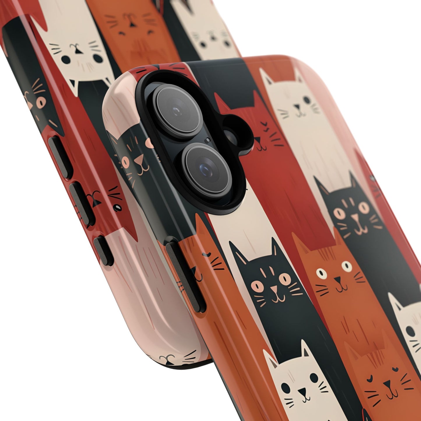 Playful Cat Phone Case - Tough & Stylish Purrfect for Cat Lovers