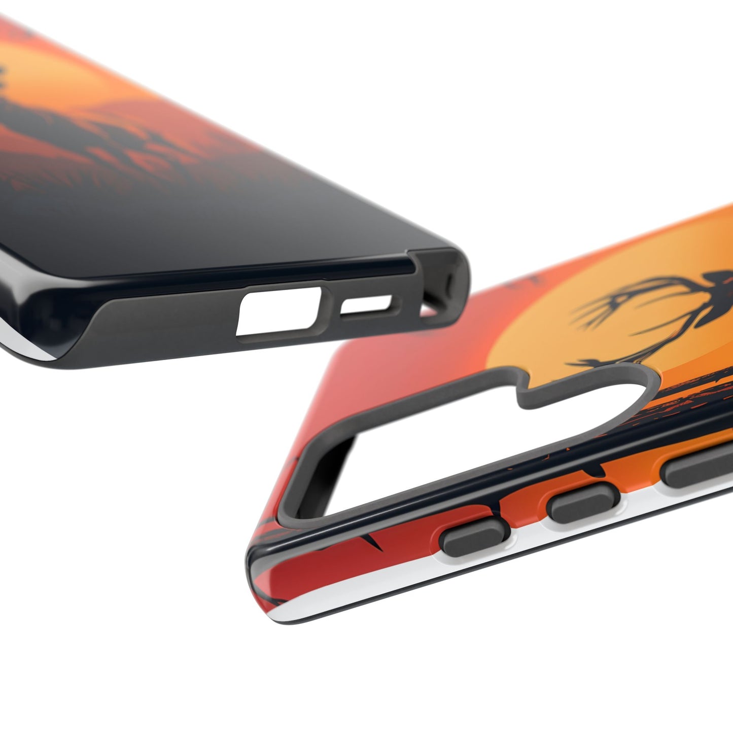 Wildlife Phone Case - Stag and Sunset Design for Nature Lovers