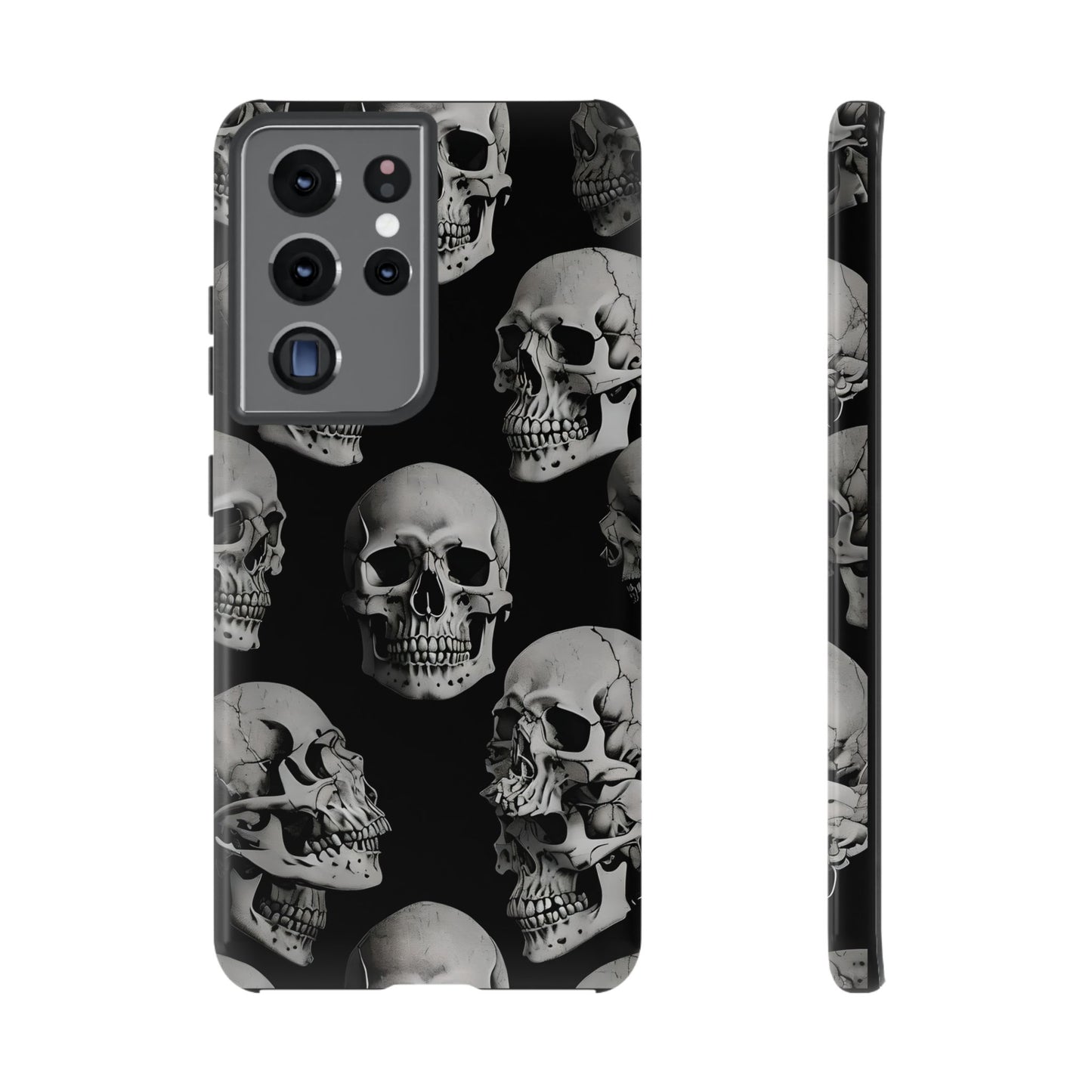 Skull Print Phone Case - Tough Cases for Bold Style